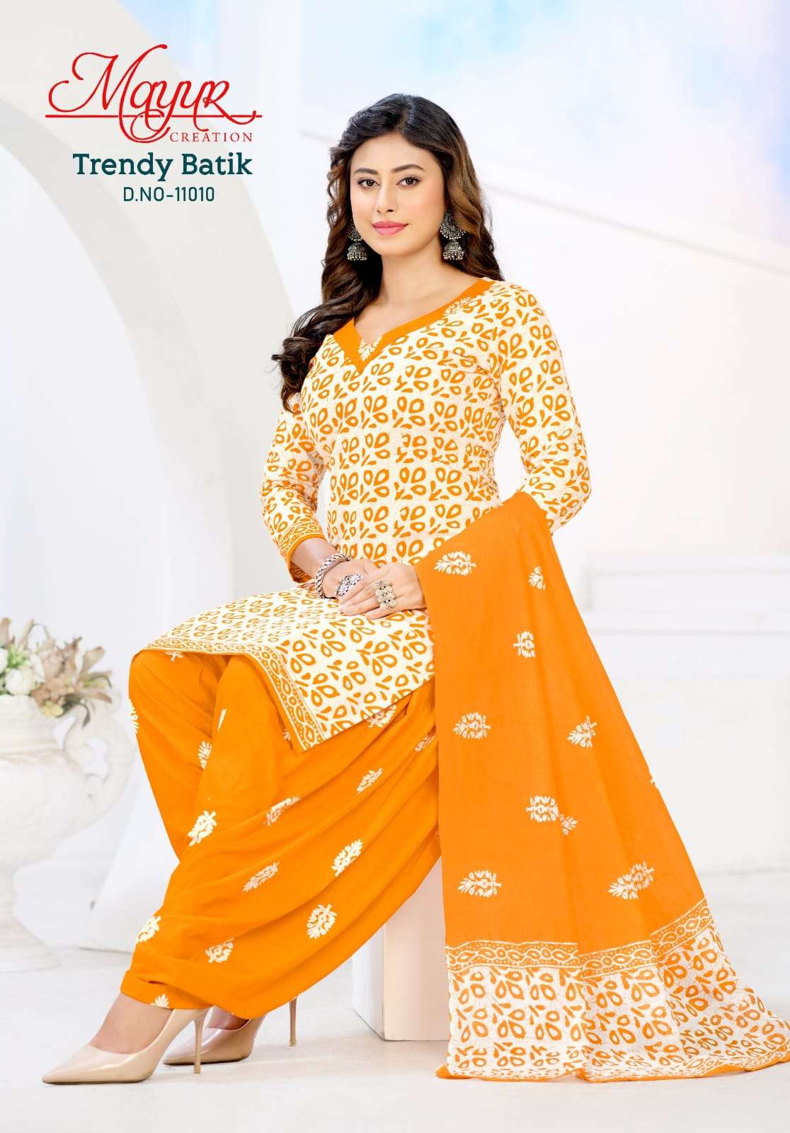 Mayur Trendy Batik Vol 11 Pure Cotton Ladies Suit view 3