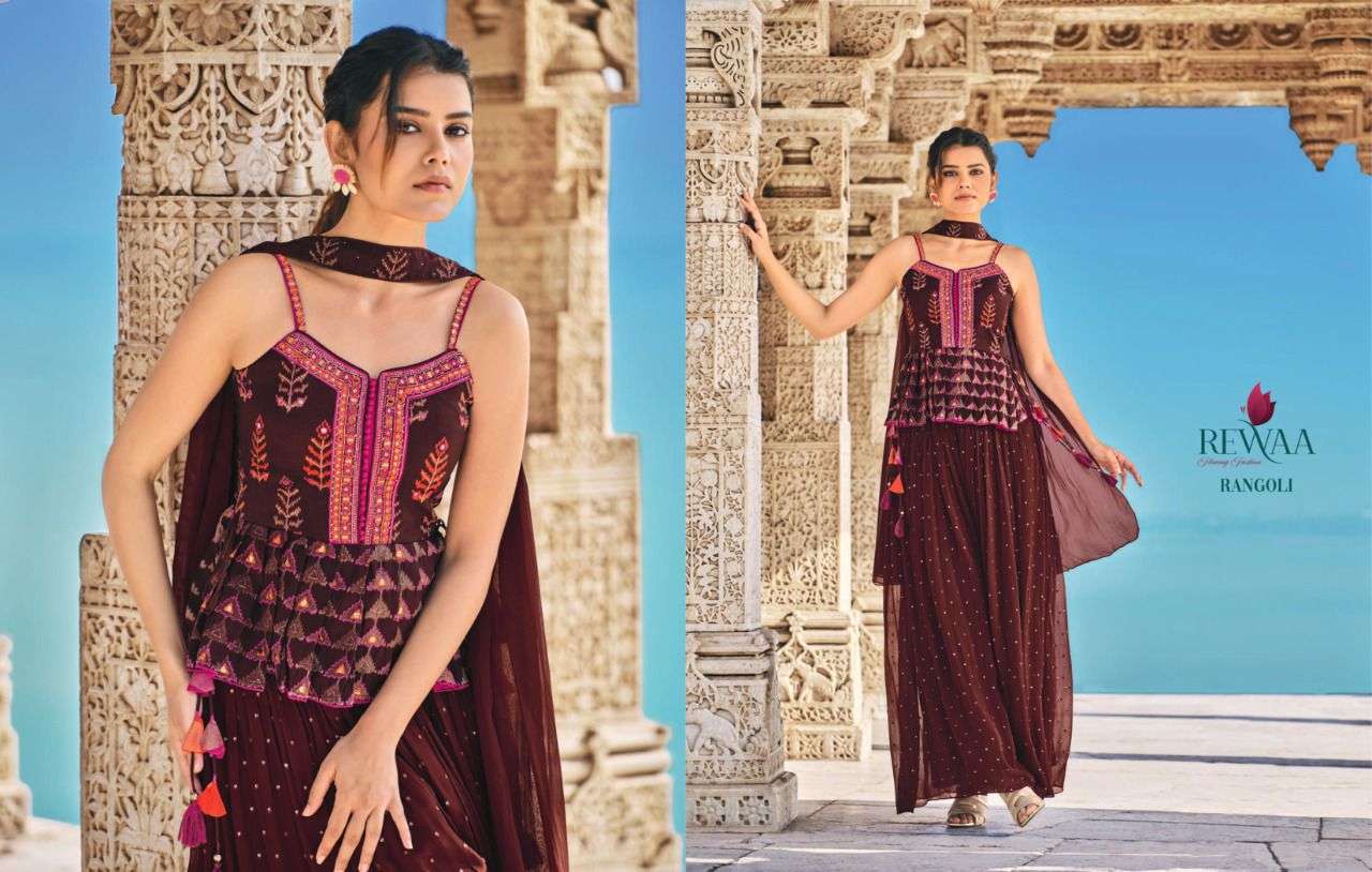 Rewaa Parampara Vol 1 Designer Exclusive party Wear Readymade Collection view 17