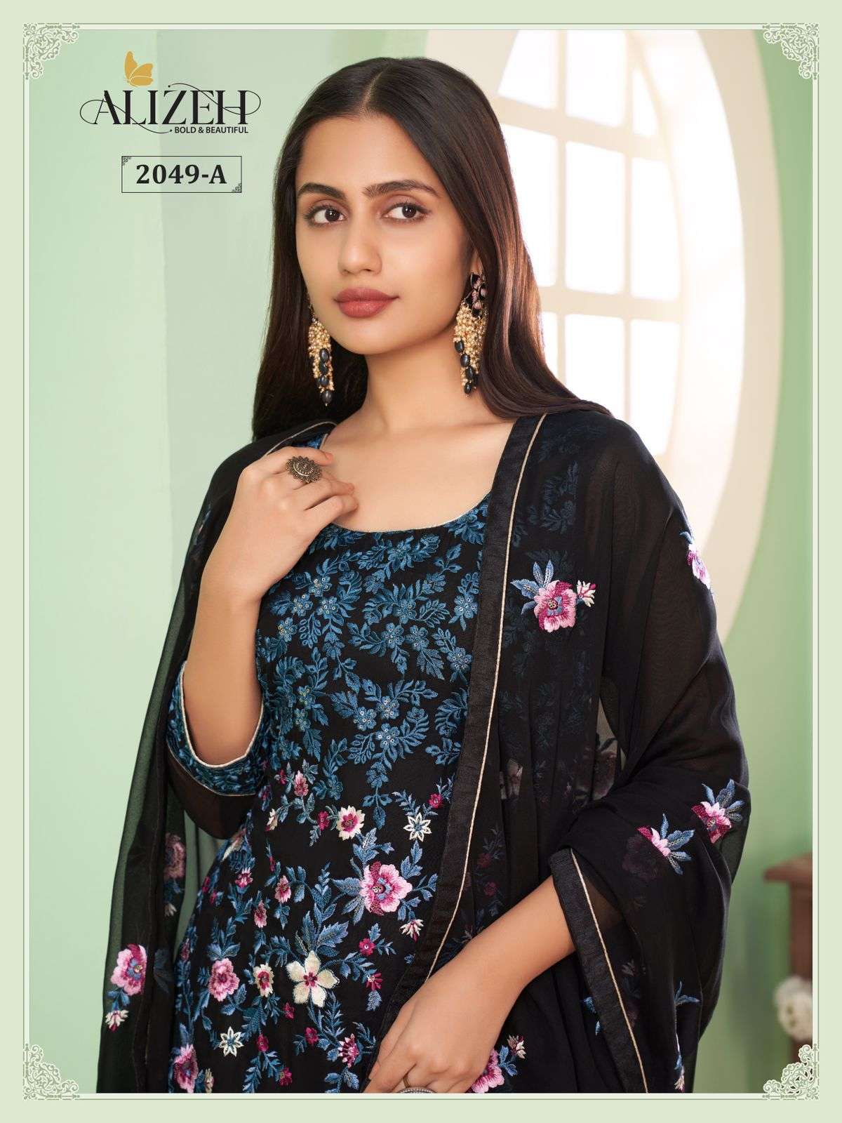 Alizeh Zaida Vol 10 Party Wear Sharara Salwar Kameez New Collection view 12
