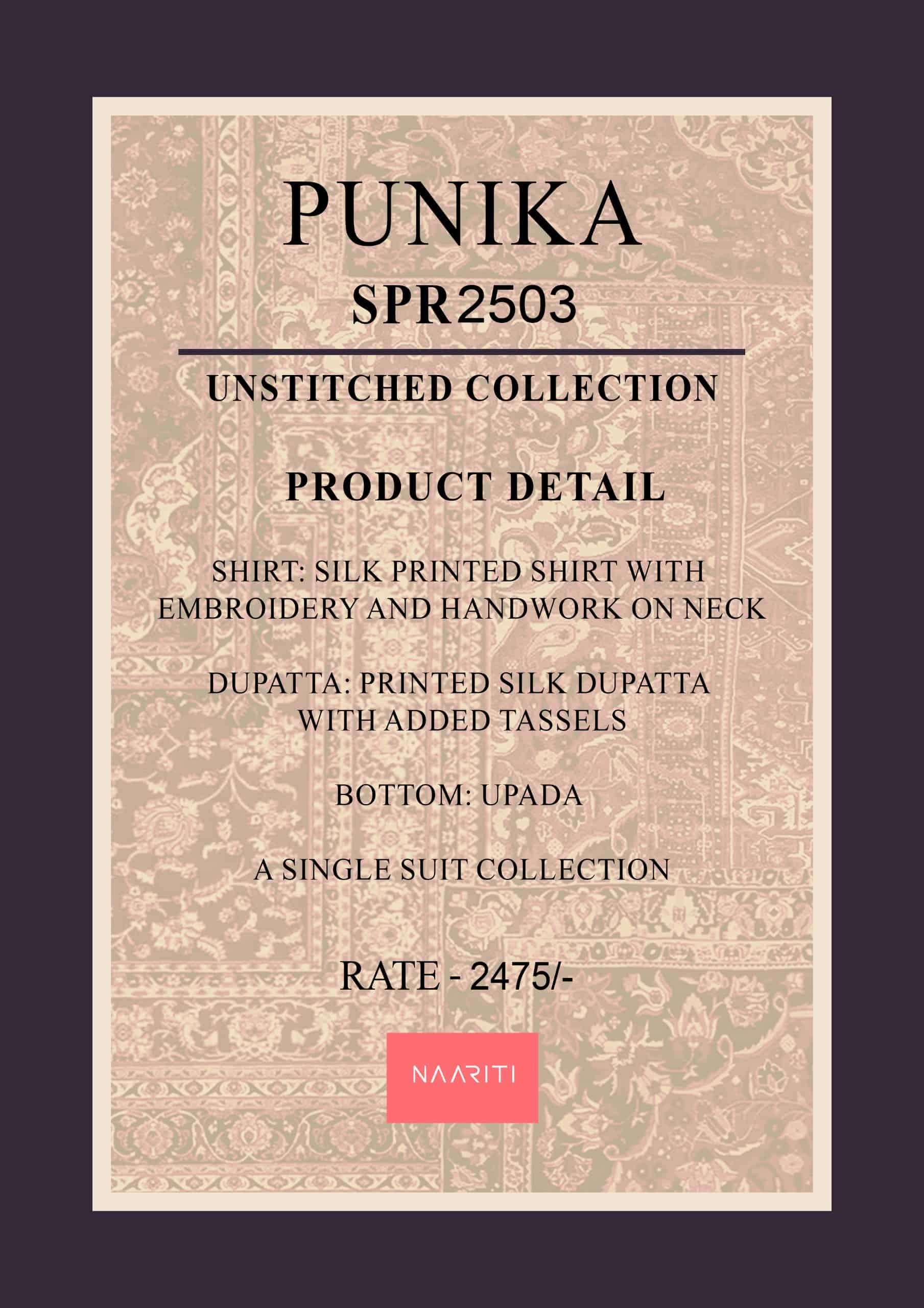 Naariti Punika Designer Silk Party Wear Dress Collection view 4