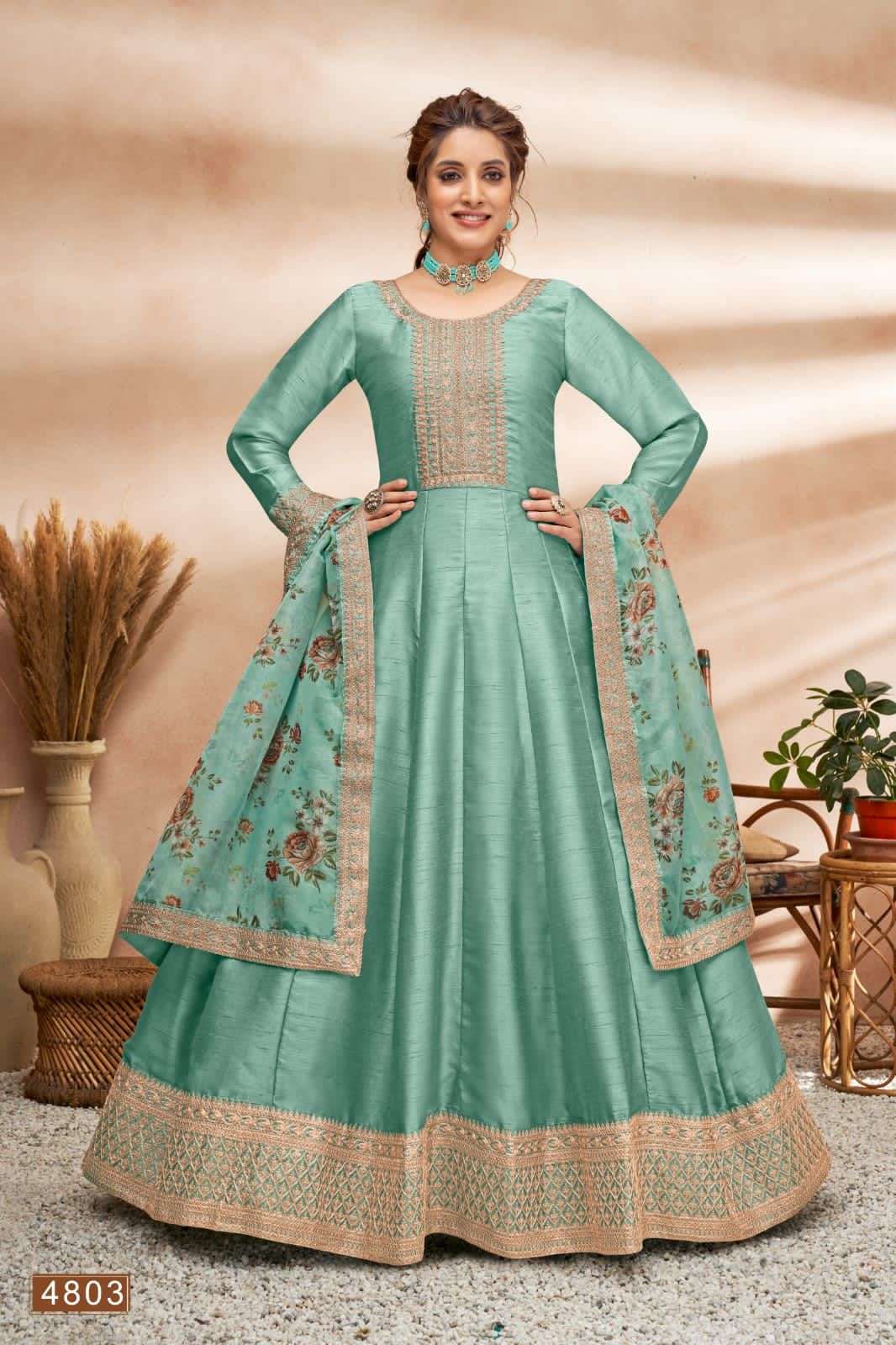 Aanaya Vol 148 Designer Party Wear Anarkali Gown view 5
