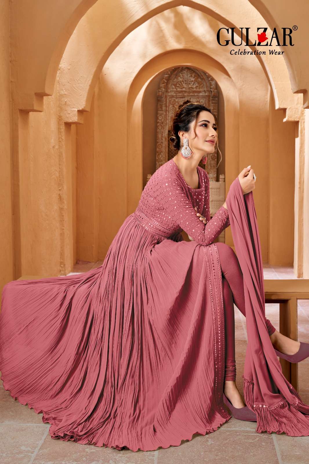 Gulzar Rhea Exclusive Designer Party Wear Dress view 14