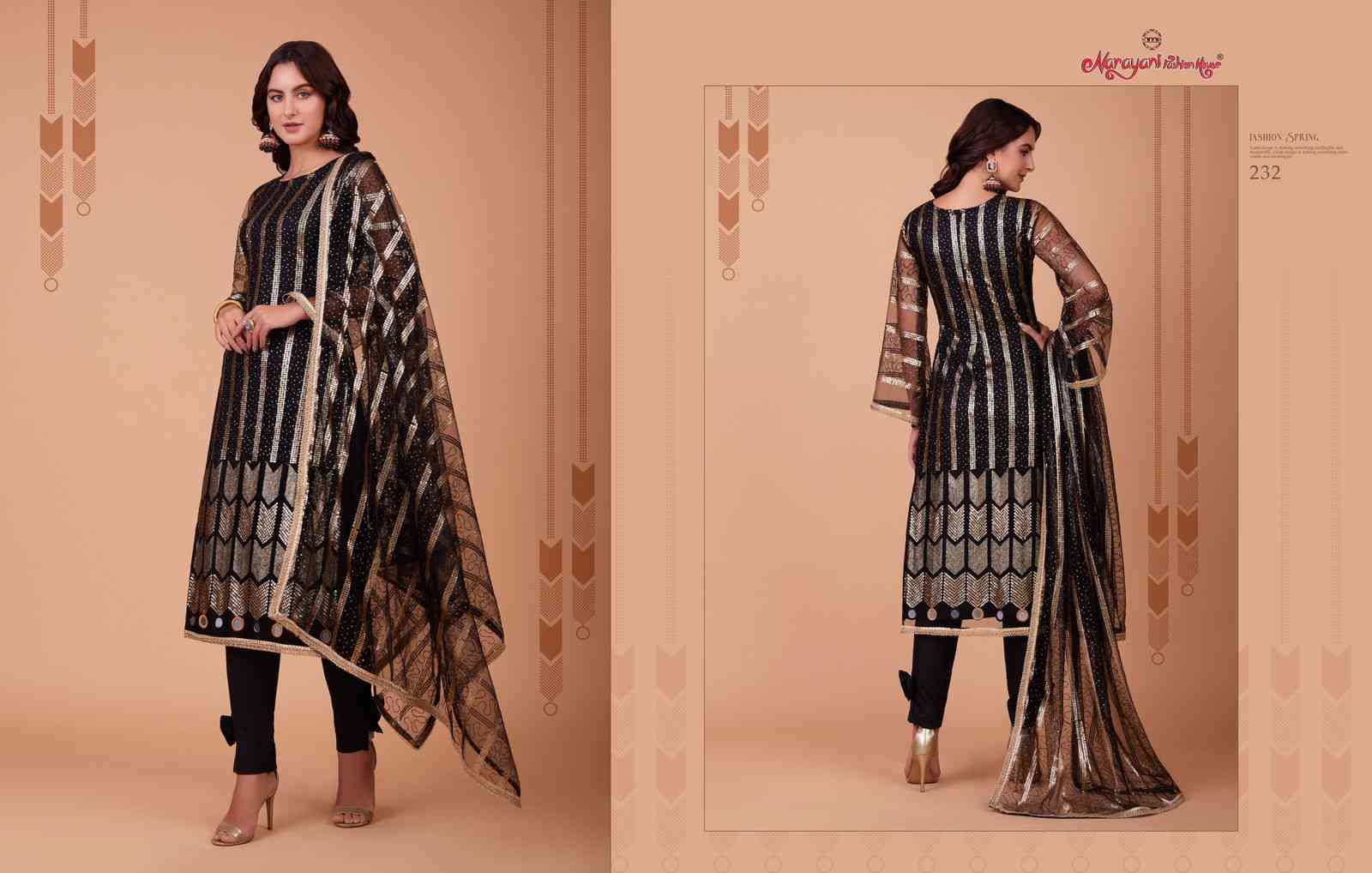 Narayani Zehra Vol 3 Heavy Net Party Wear Unstitch Dress New Designs view 8