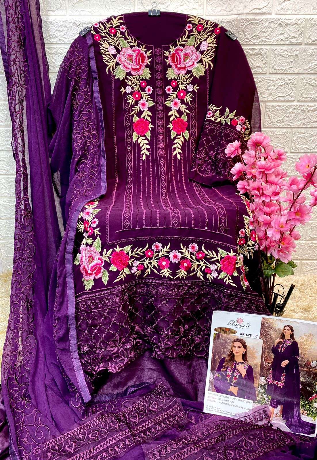 Ramsha R 528 NX Exclusive Pakistani Suit view 7