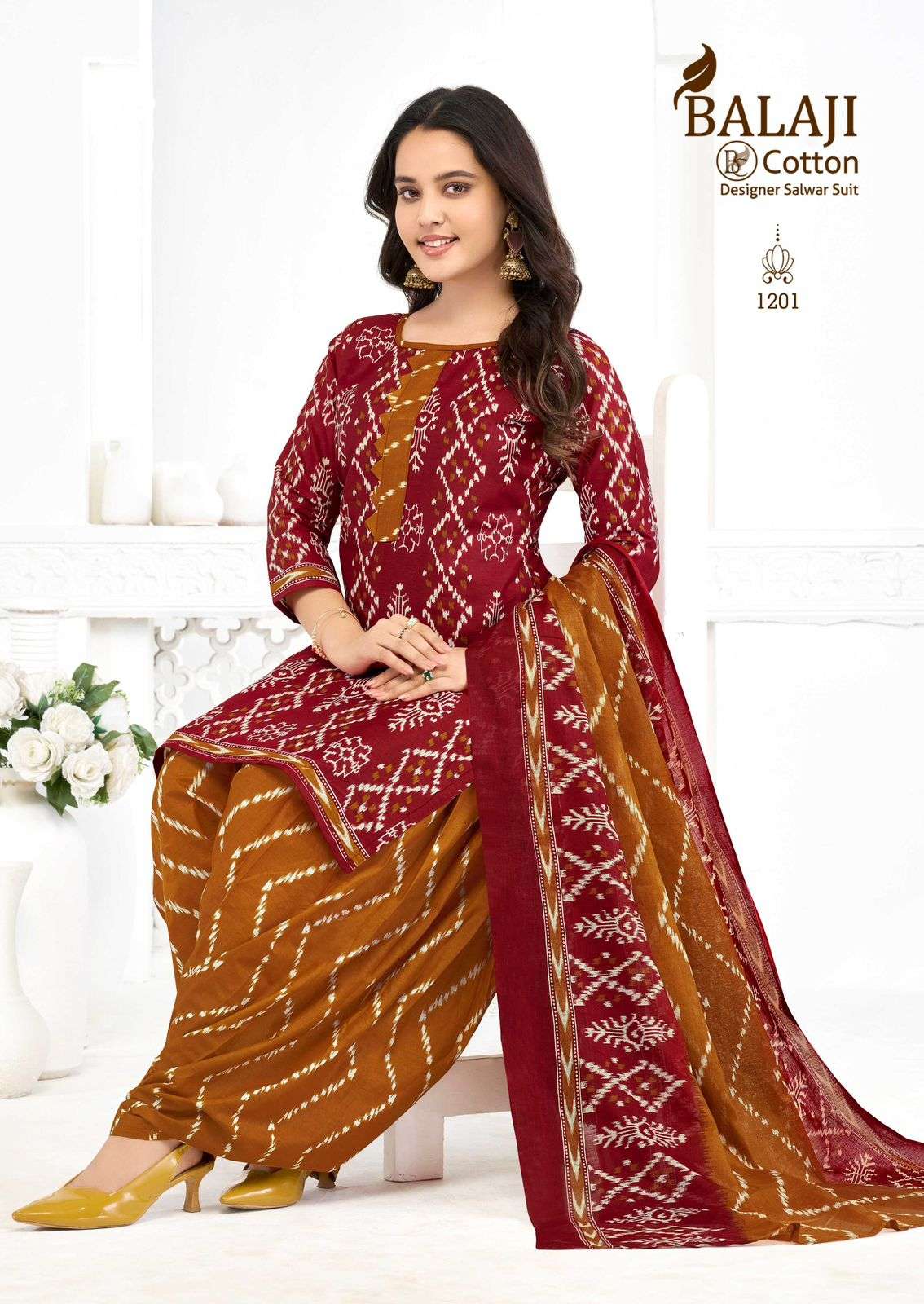 Balaji Cotton Sui Dhaaga Vol 12 Unstitch Cotton Suit view 6