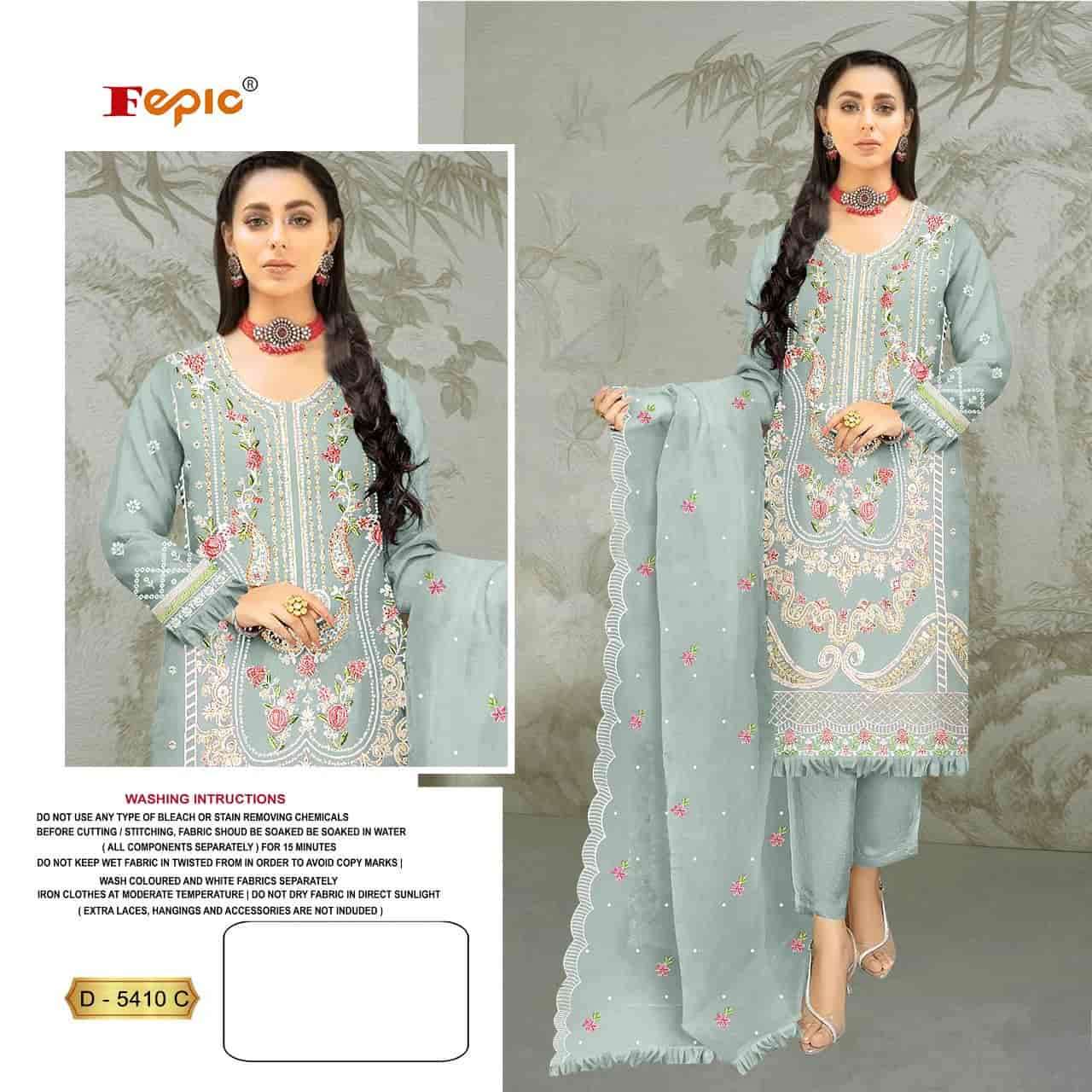 Fepic D 5410 Colors Pakistani Style Designer Suit Online Wholasaler view 5