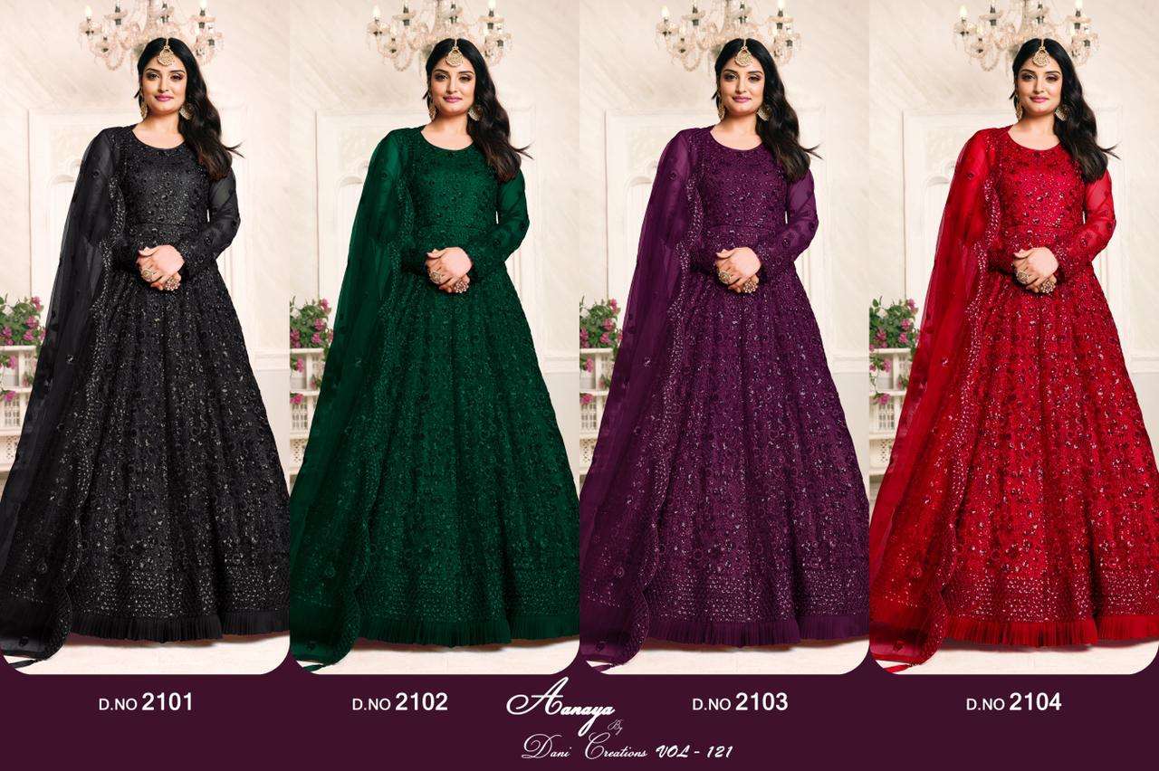 Aanaya Vol 121 Designer Fancy Anarkali Rate view 14