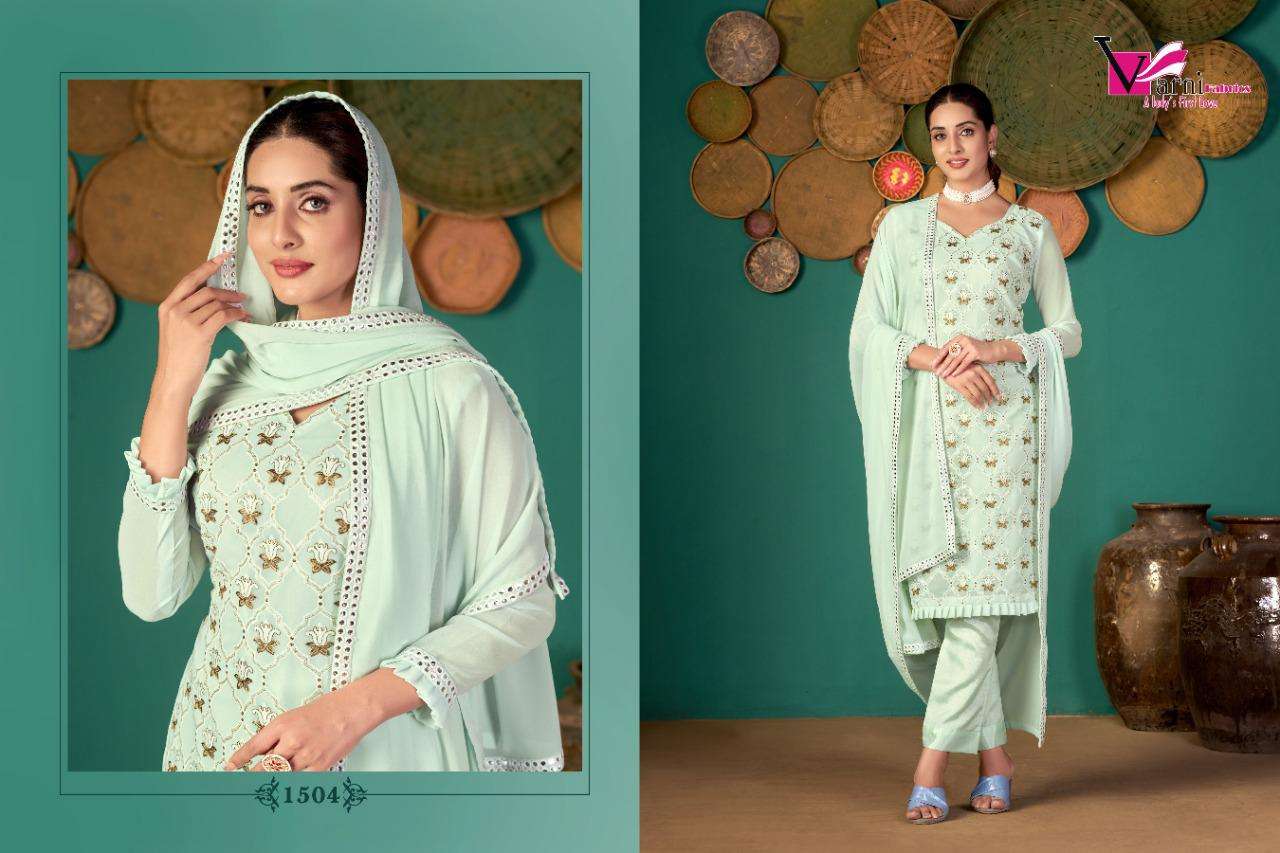 Zeeya Ruhani Faux Georgette Party Salwar Suit view 8