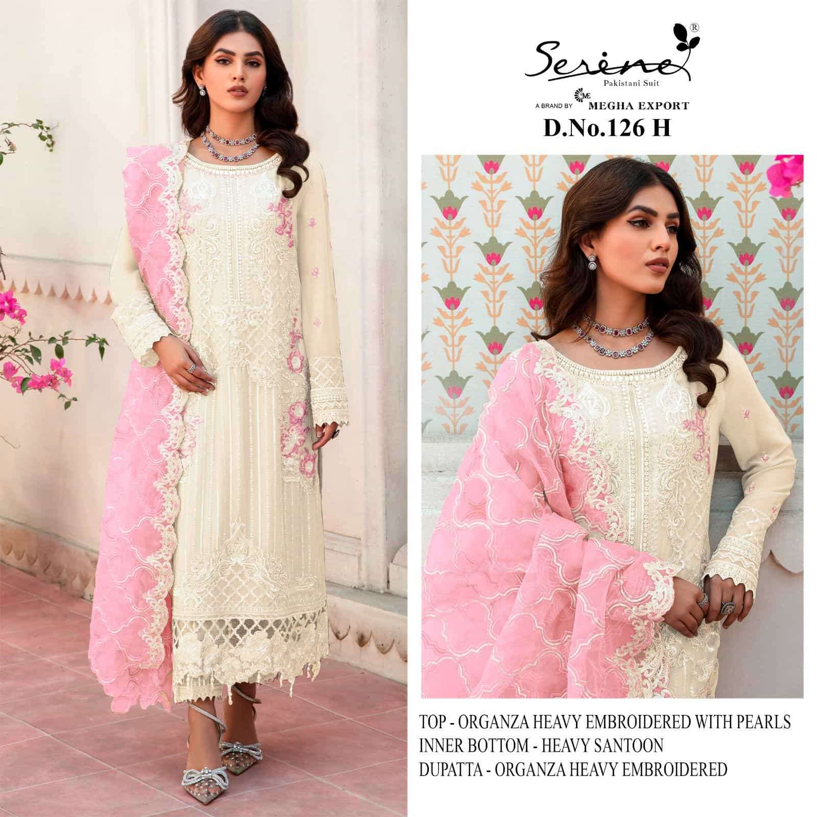 Megha Export S 126 Colors Pakistani Fancy Designer Style Party Wear Collection view 5