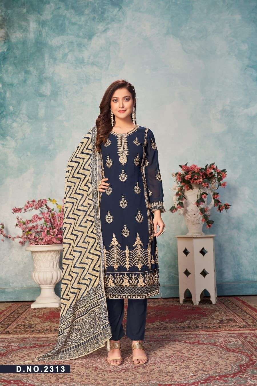 Aanaya Twisha Vol 23 Georgette Festive Collection Salwar Suit view 3