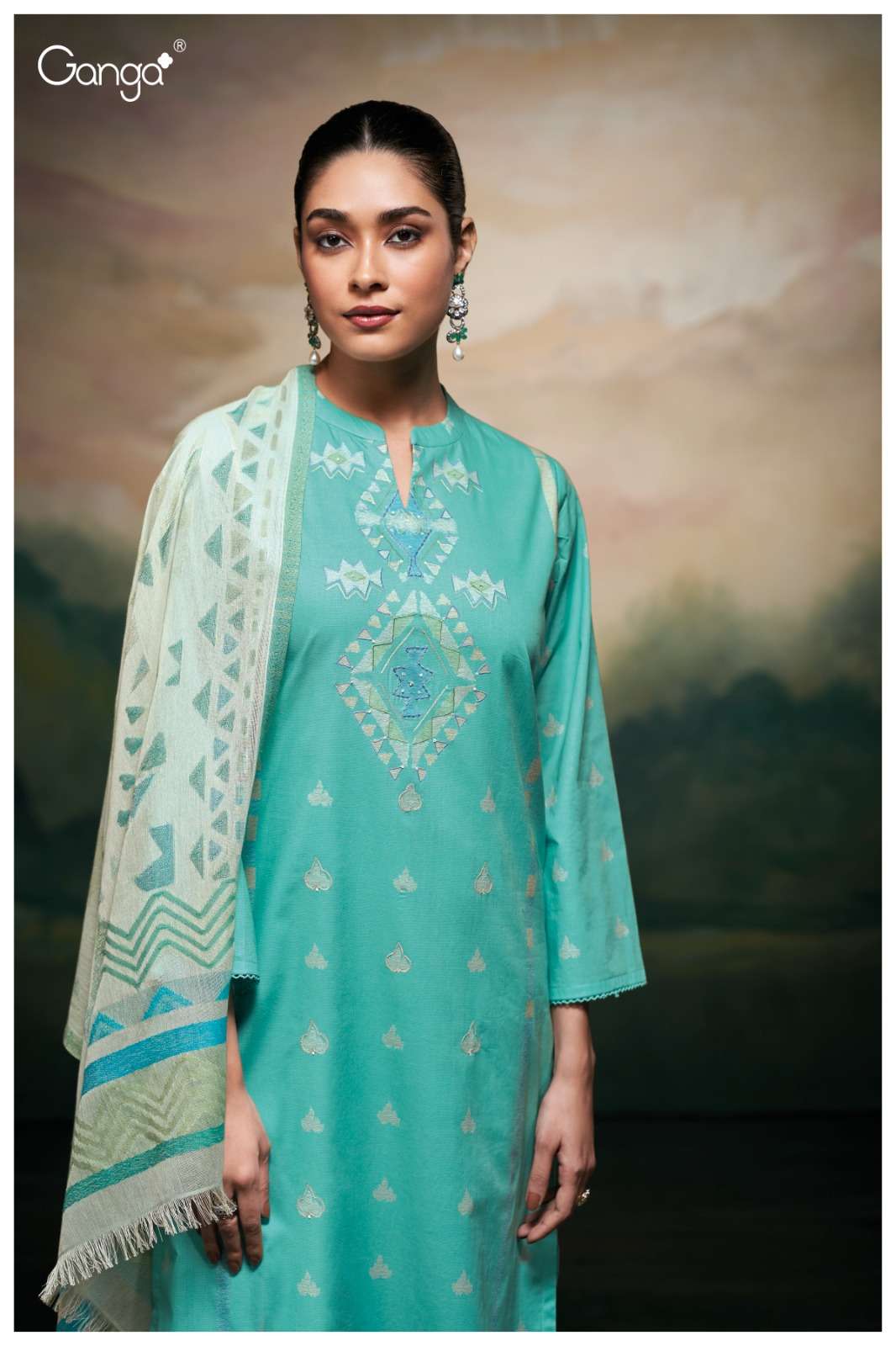 Ganga Fashion Nesiah 3530 Premium Designs Cotton Suit Collection view 3