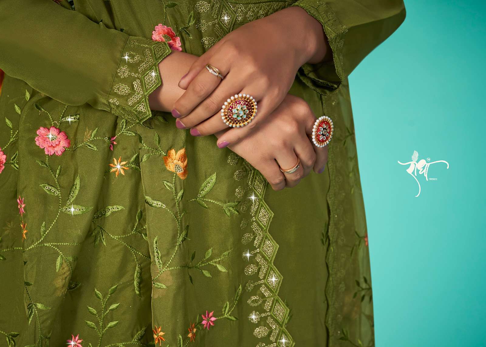 Radha Trends Bandhan Festive Collection Straight Designs Suit view 5