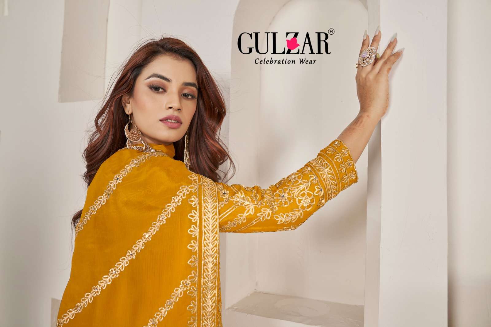 Gulzar Gotakari Designer Palazzo Suit view 5