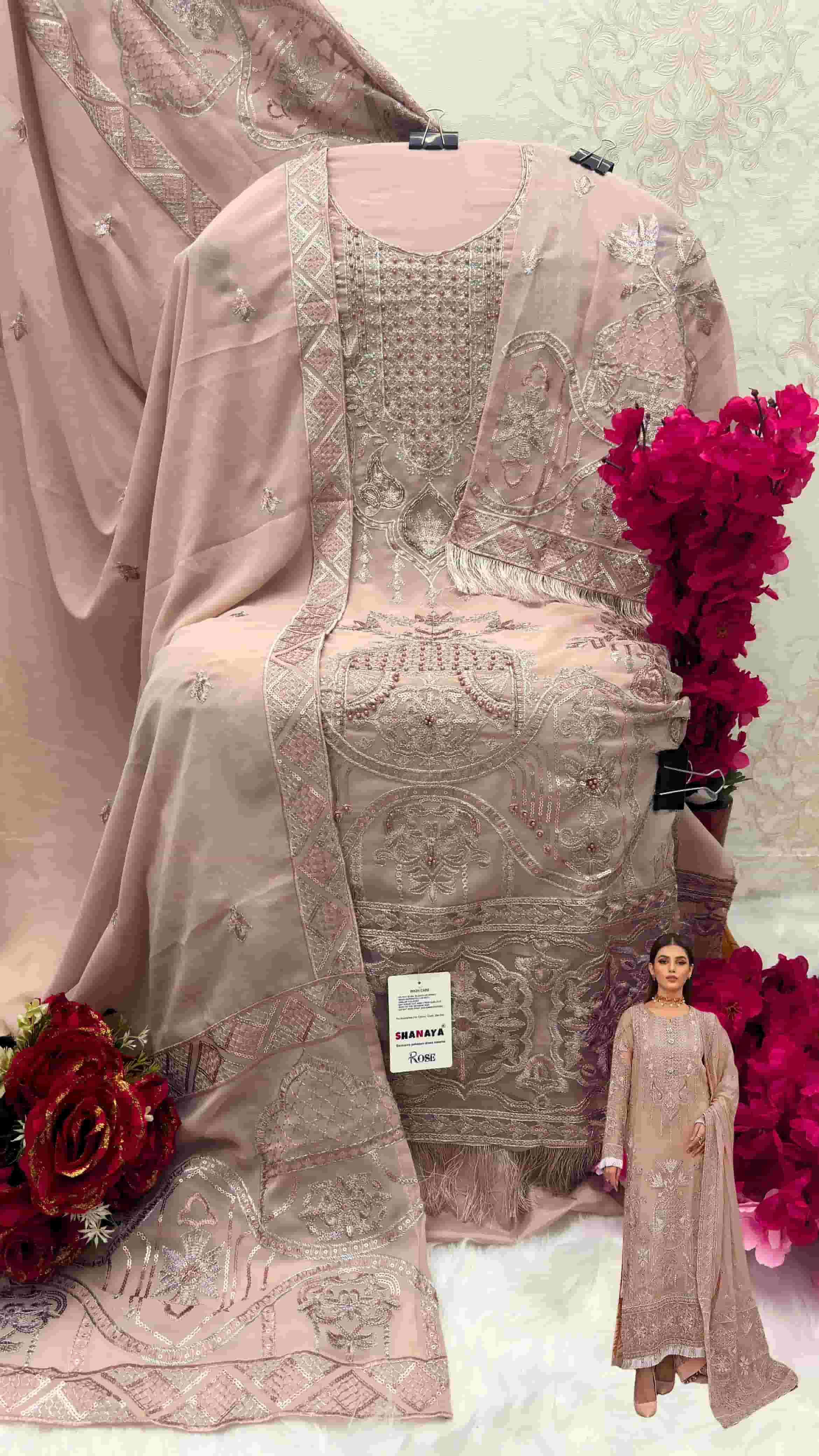 Shanaya S 163 Pakistani Designer Georgette Salwar Suit Collection view 2
