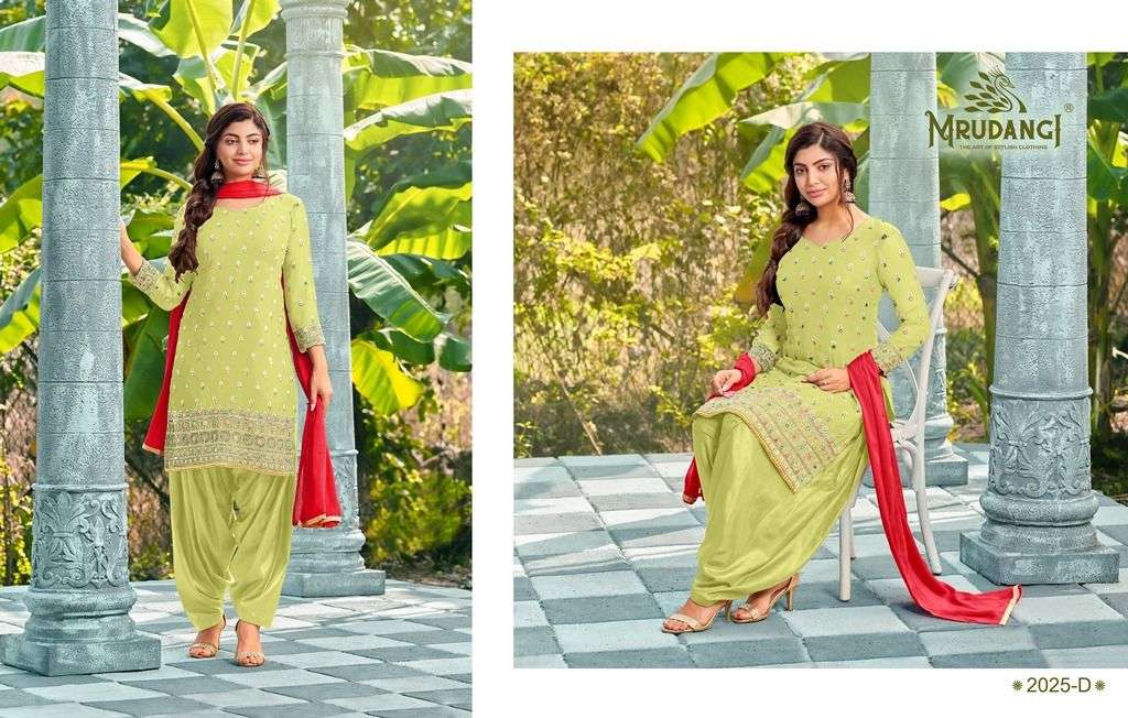 Mrudangi Saheli 2025 Colors Festive Wear Patiala Style Suit view 3
