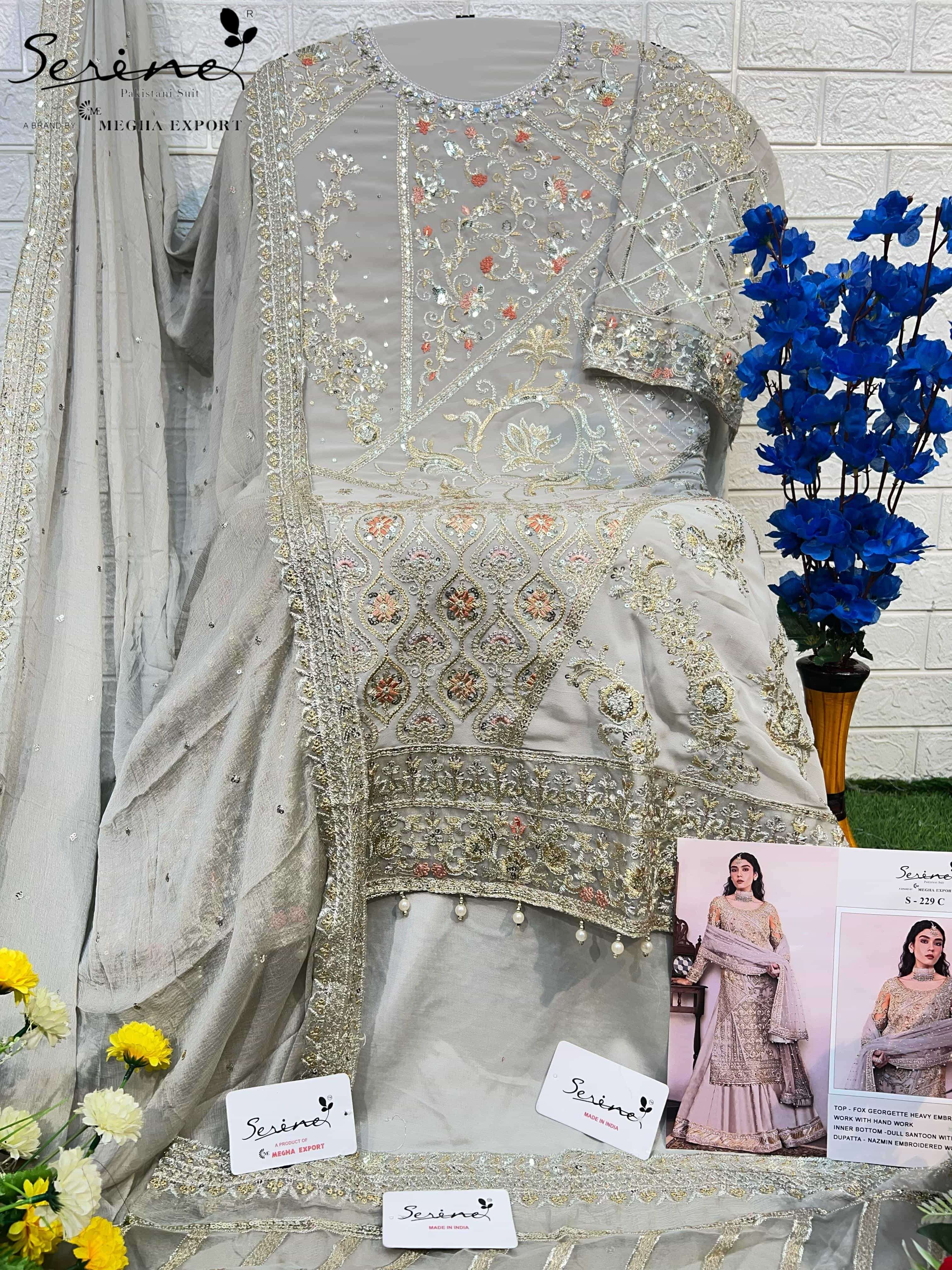 Serine S-229.C Designer Pakistani Salwar Suit view 2