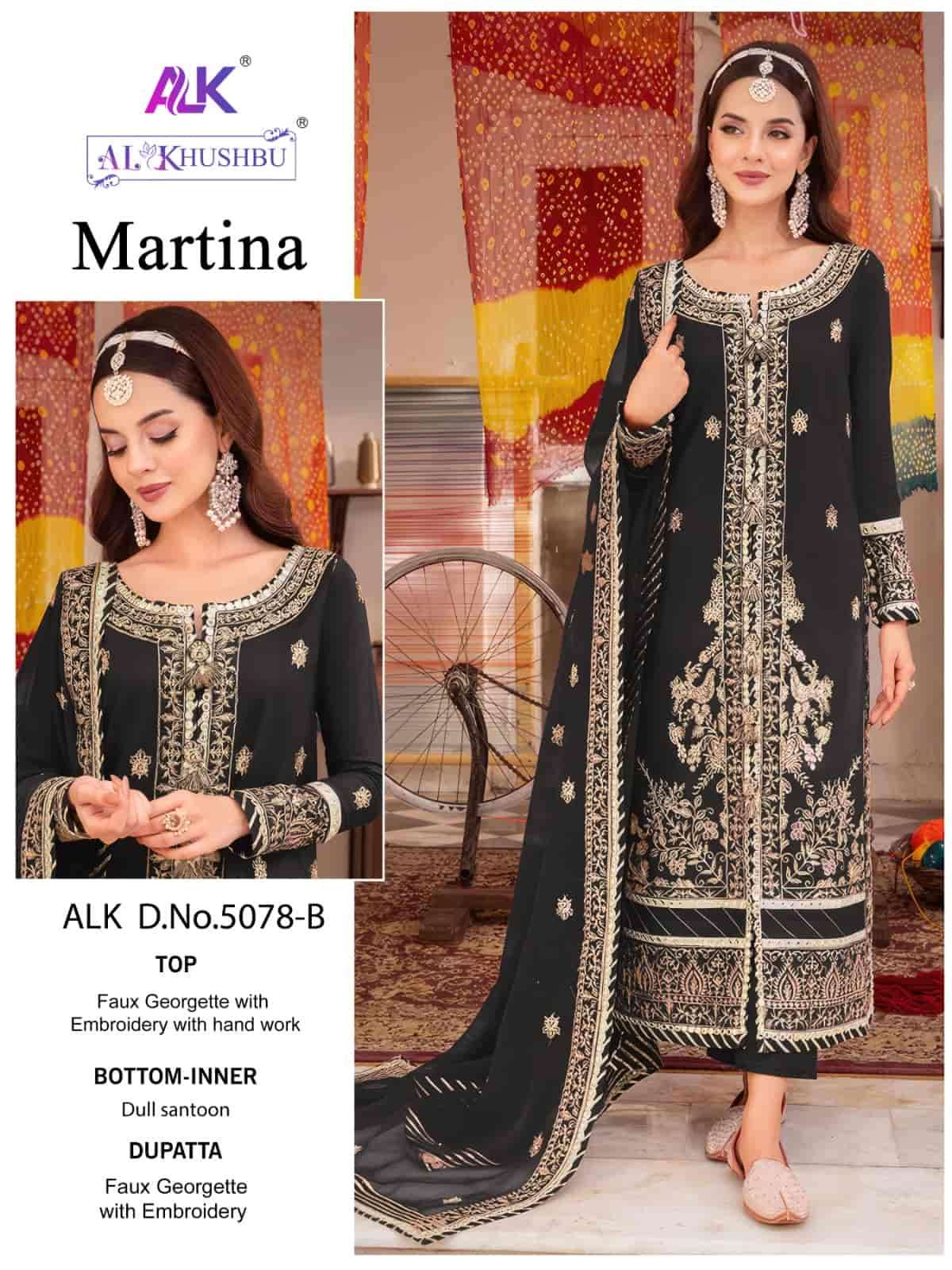Al Khushbu 5078 B Party Wear Style Designer Pakistani Suit Ensemble