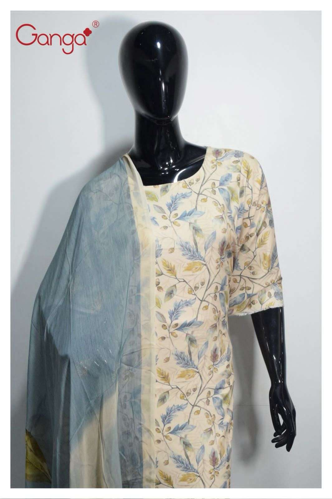 Ganga Amelia 2128 Pashmina Digitally Printed Ladies Suits New Designs view 3