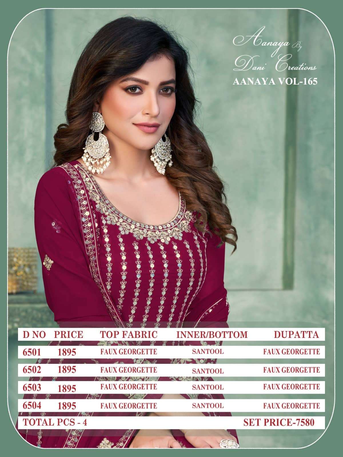 Aanaya Vol 165 Party Wear Anarkali Dress price view 13