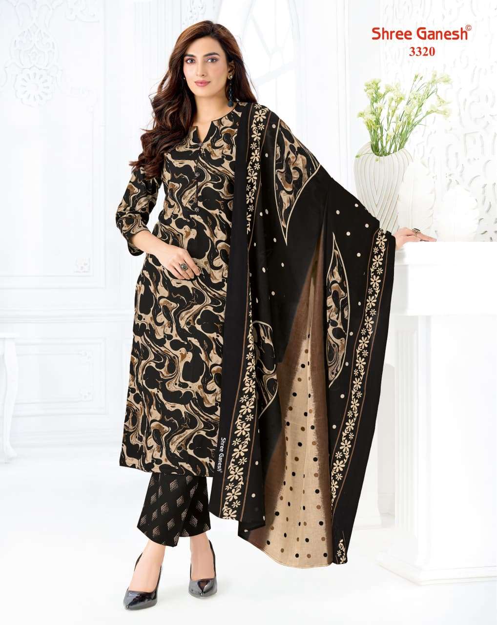 Shree Ganesh Samaiyra Vol 23 Printed Pure Cotton Suit Catalog view 4