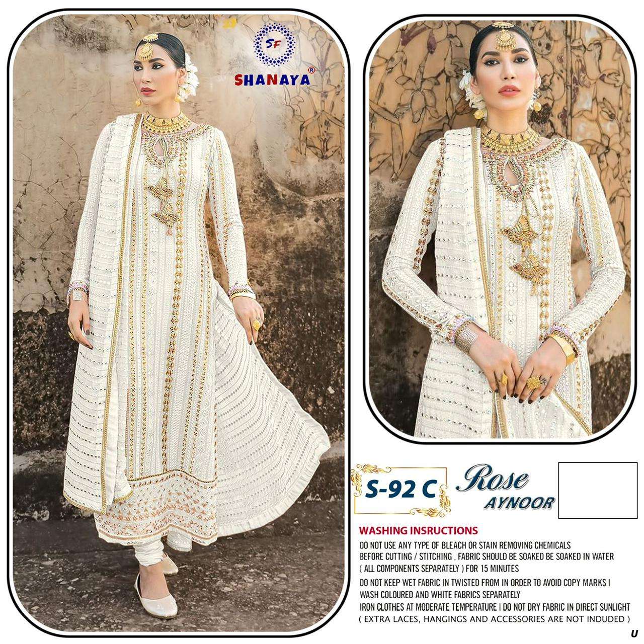 Shanaya Rose Aynooe S 92 Colors Fancy Pakistani Suit New Designs view 3