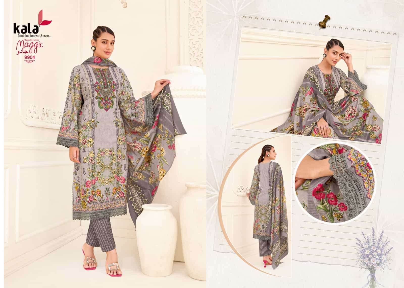 Kala Maggic Vol 25 Pakistani Print Cotton Salwar Suit view 14