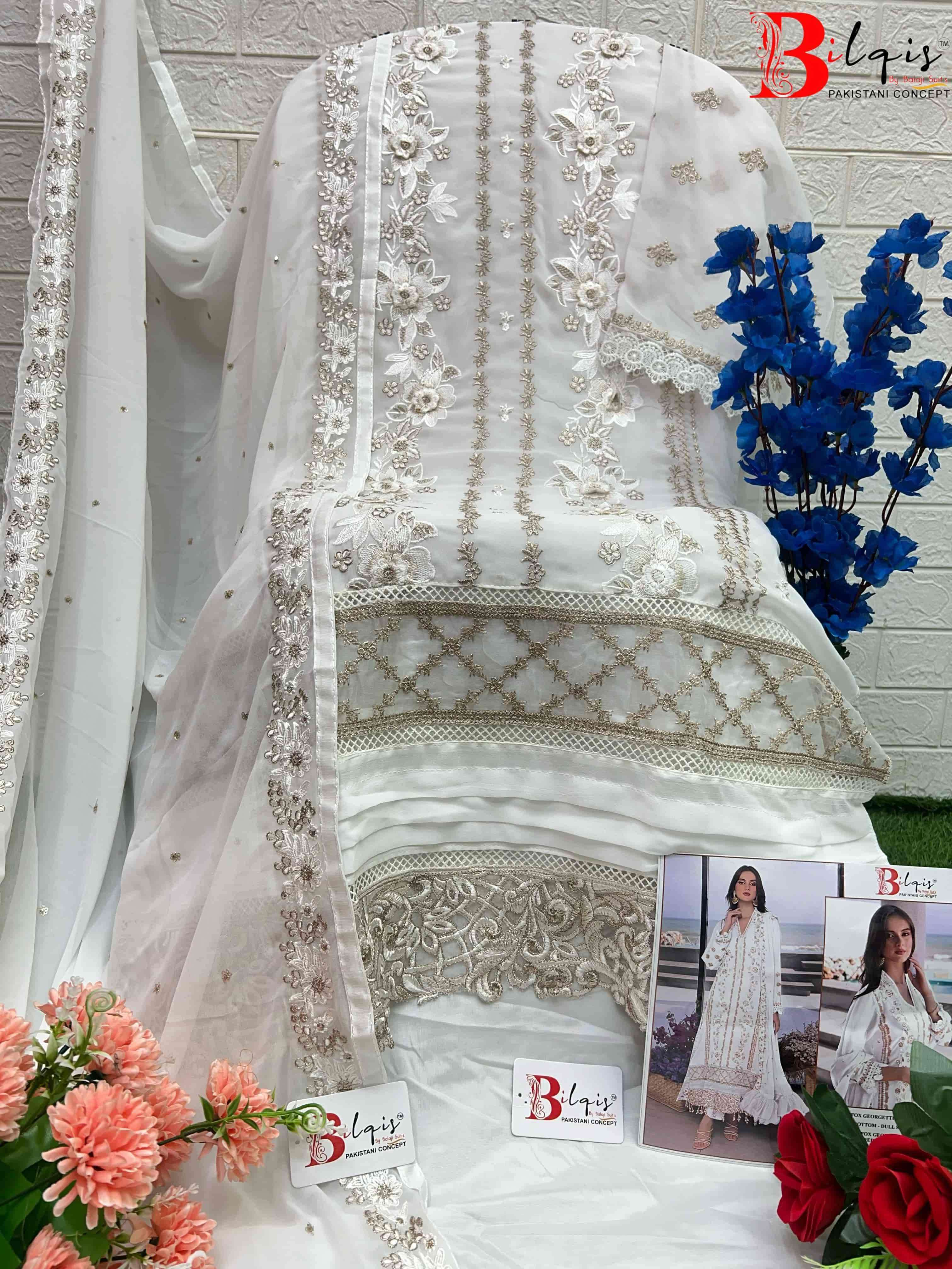 Bilqis B 03 Colors Heavy Exclusive Designer Embroidered Festive Collection view 9
