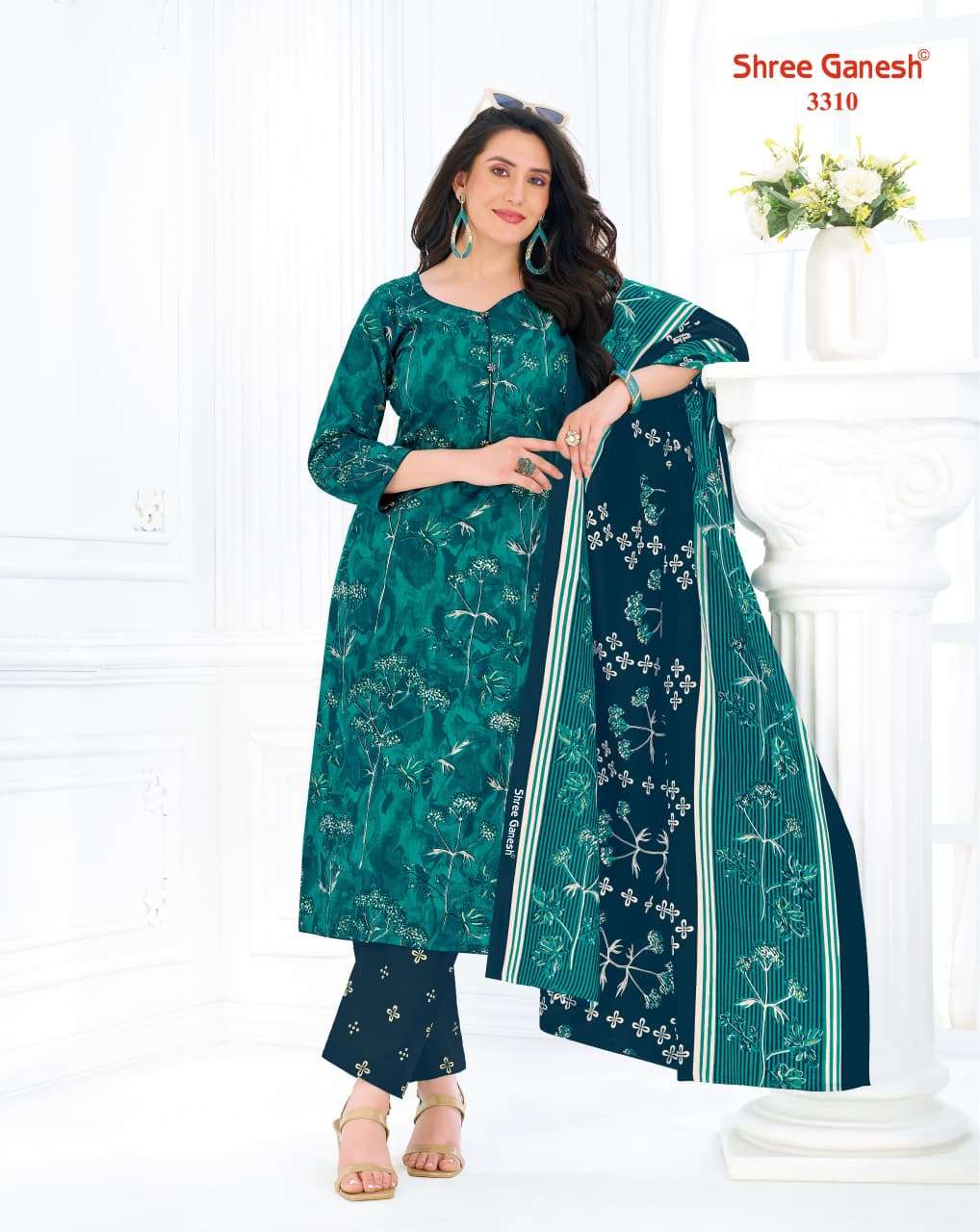 Shree Ganesh Samaiyra Vol 23 Printed Pure Cotton Suit Catalog view 20