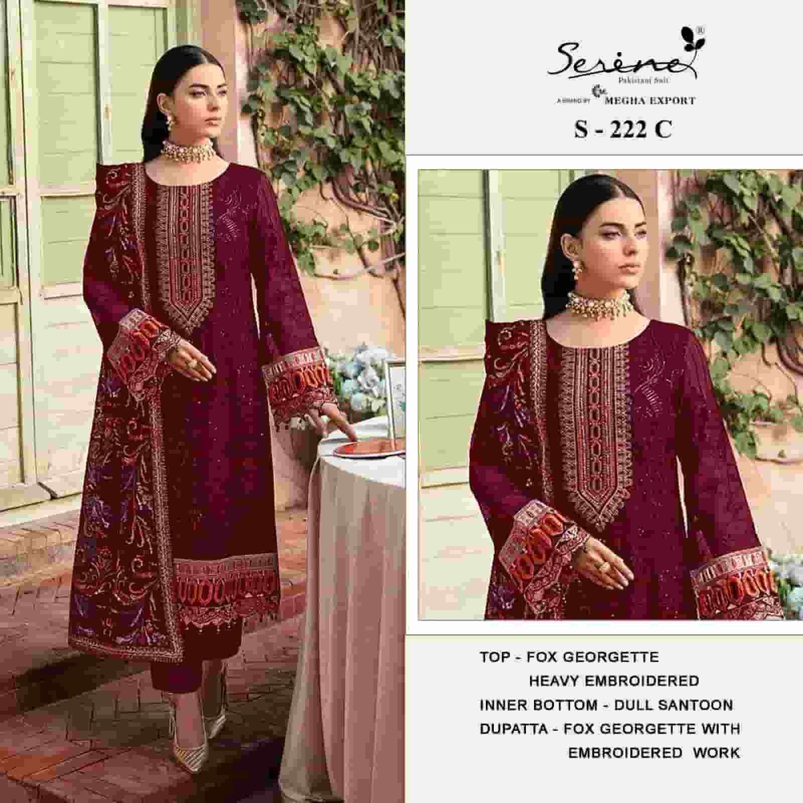 Megha Export S 222 Colors Heavy Designer Style Pakistani Suit Wholesalers view 4
