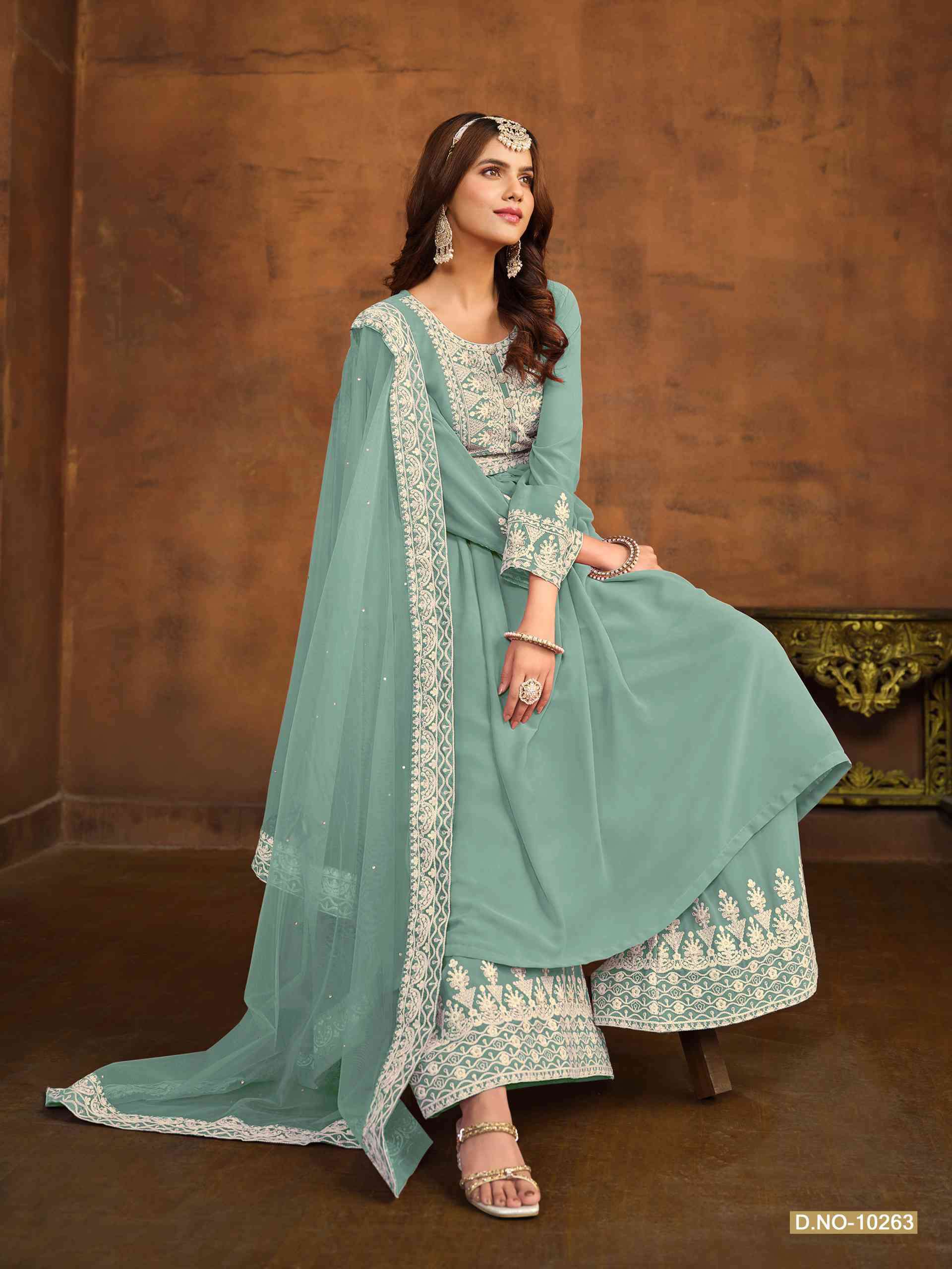 Anjubaa Vol 26 Latest Designer Palazzo Dress Exporters New Collection view 4