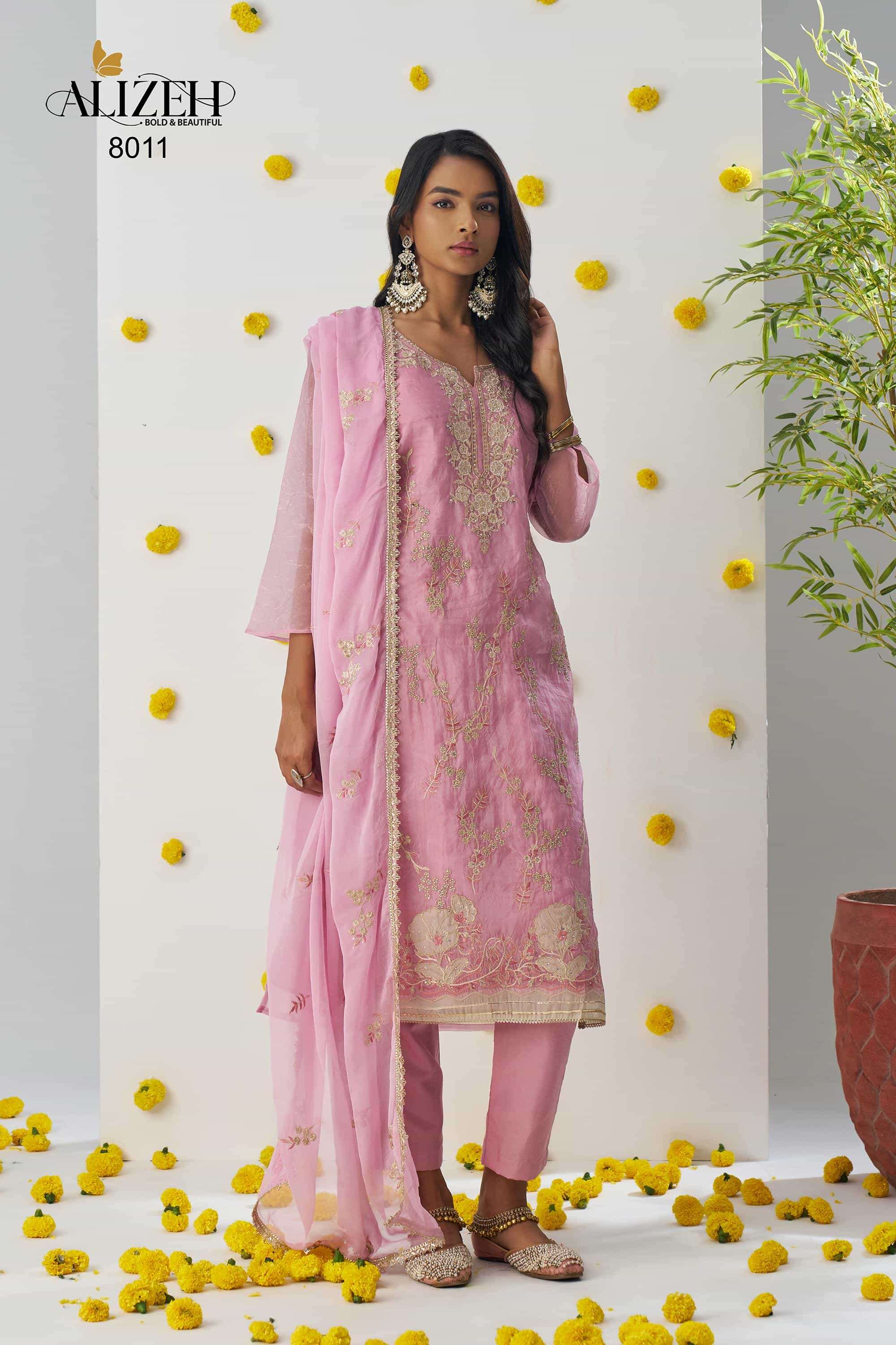 Alizeh Raag 4 Colors Pakistani Salwar Suit Collection At Price view 8
