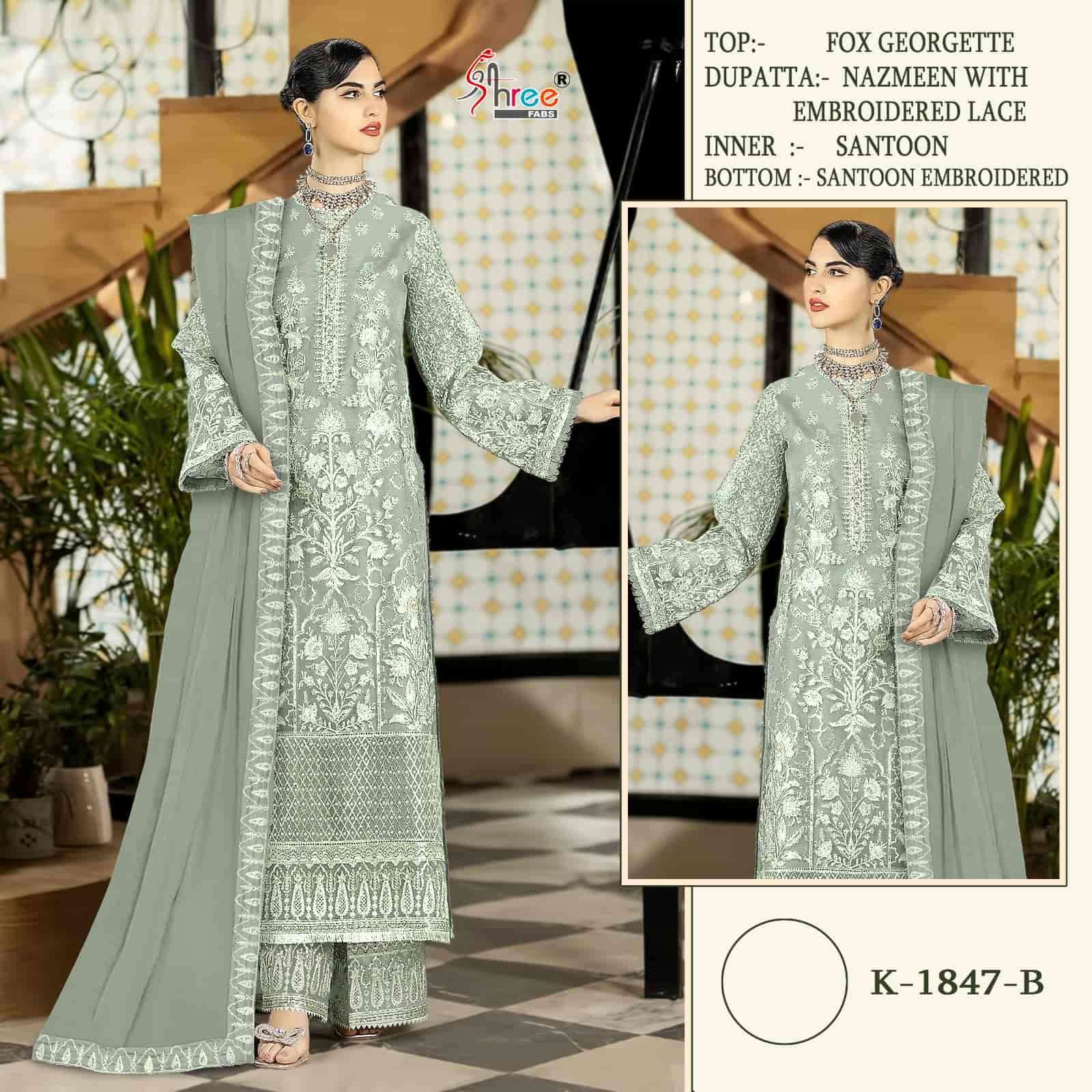 Shree Fabs K-1847 Designer Pakistani Suit view 3