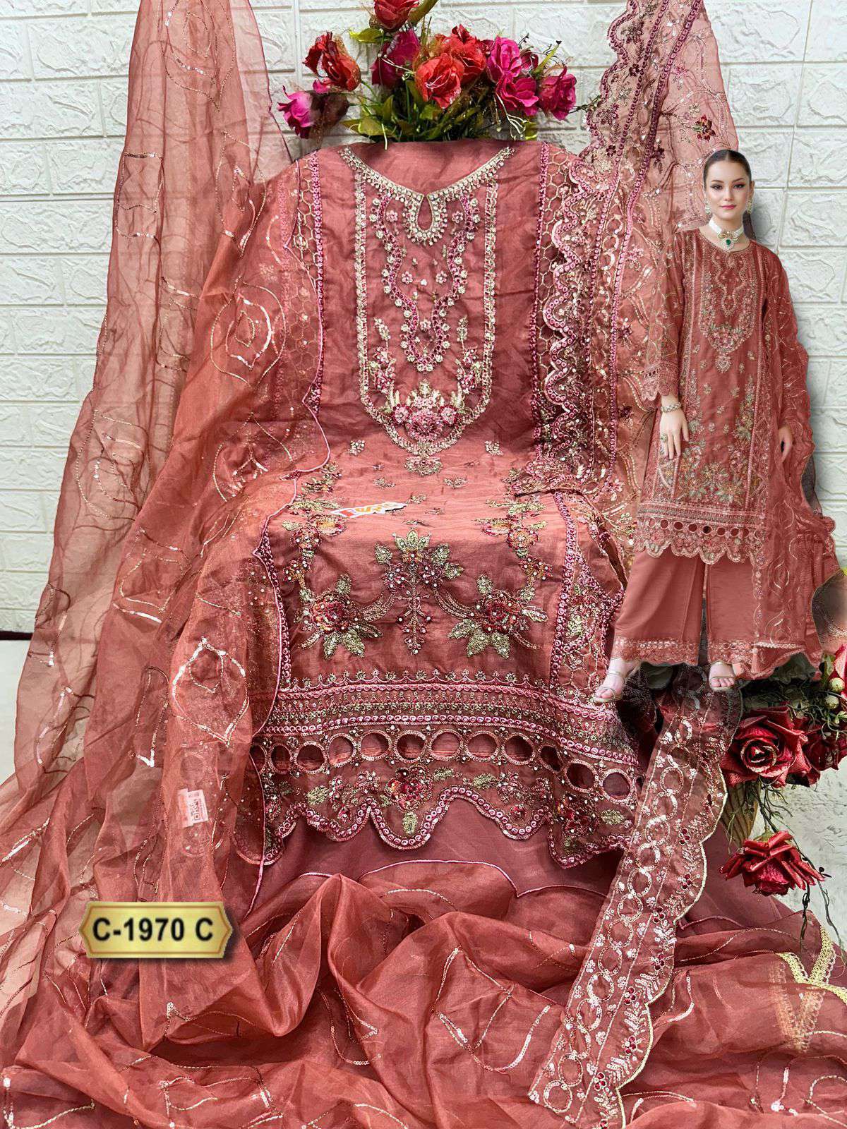 Fepic C 1970 Colors Pakistani Salwar Collection At Price view 5