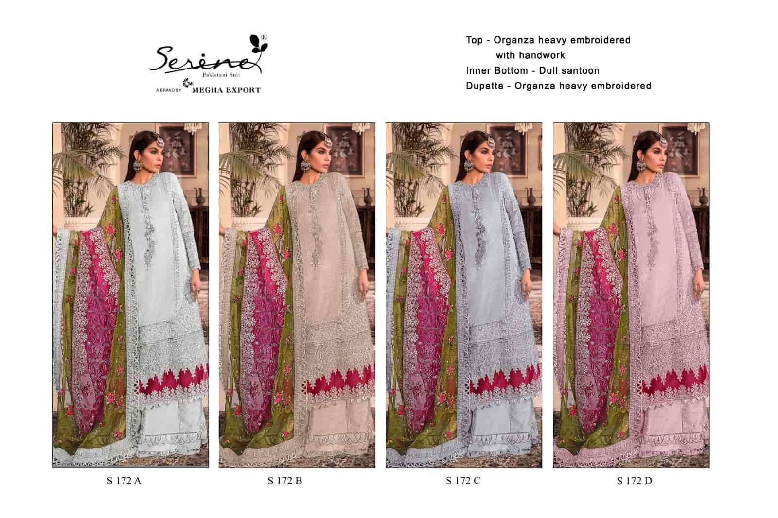 Megha Exports S 172 Colors Heavy Embroidered Designer Pakistani Dress Wholesalers view 5
