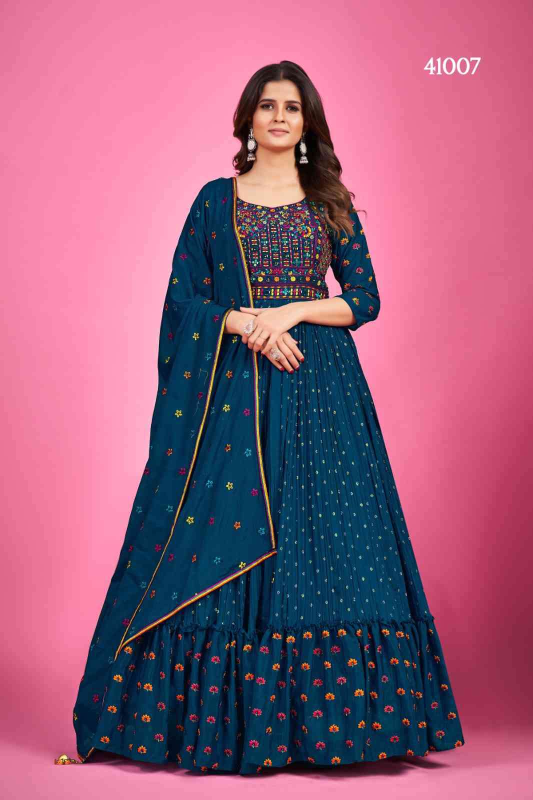 Arya Designs Zoya Vol 1 Designer Flair Party Wear Gown New Catalog view 3
