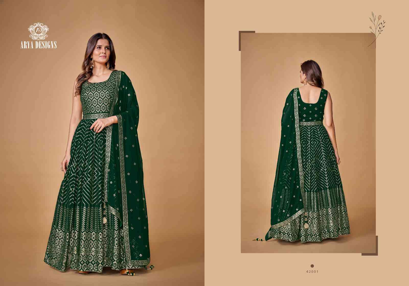 Arya Designs Zoya Vol 2 Party Wear Designer Anarkali Dress view 6