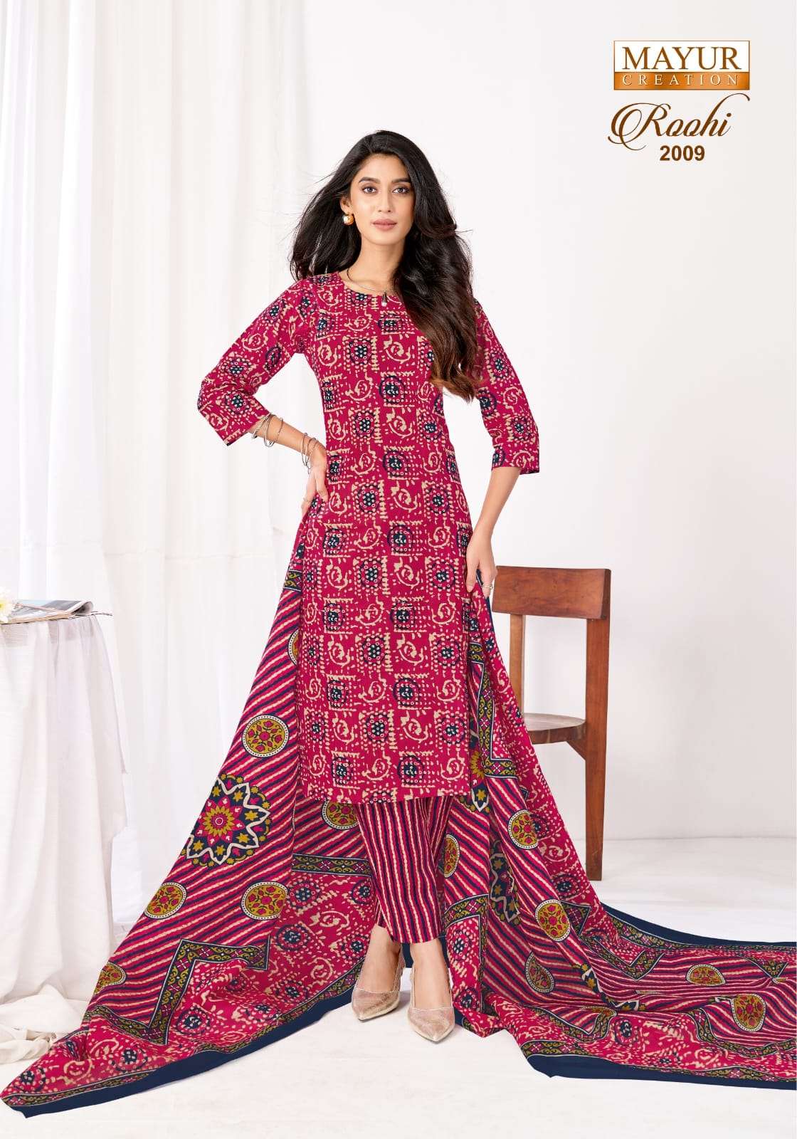Mayur Roohi Vol 2 Pure Cotton Dress Material view 10