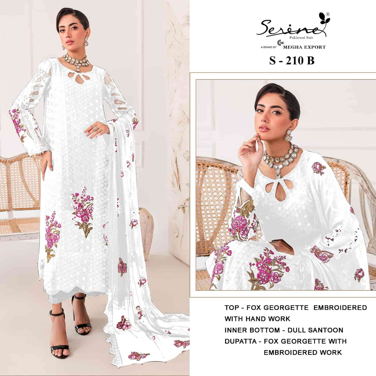 Megha Export S 210 Colors Pakistani New Latest Designer Style Salwar Suit