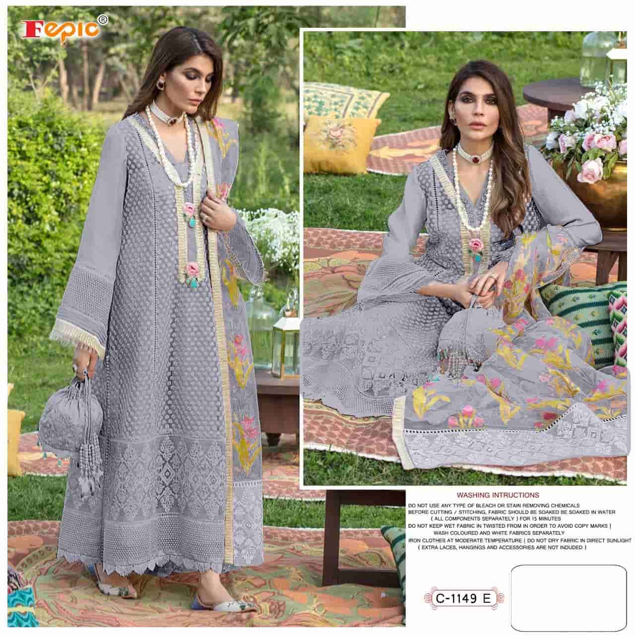 Fepic C 1149 E Pakistani Fancy Designer Net Embroidered Salwar Suit Collection
