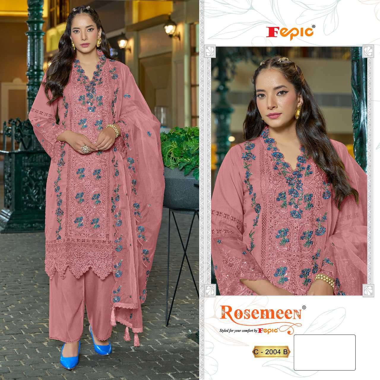Fepic Rosemeen Embroidered Pakistani Suit view 3