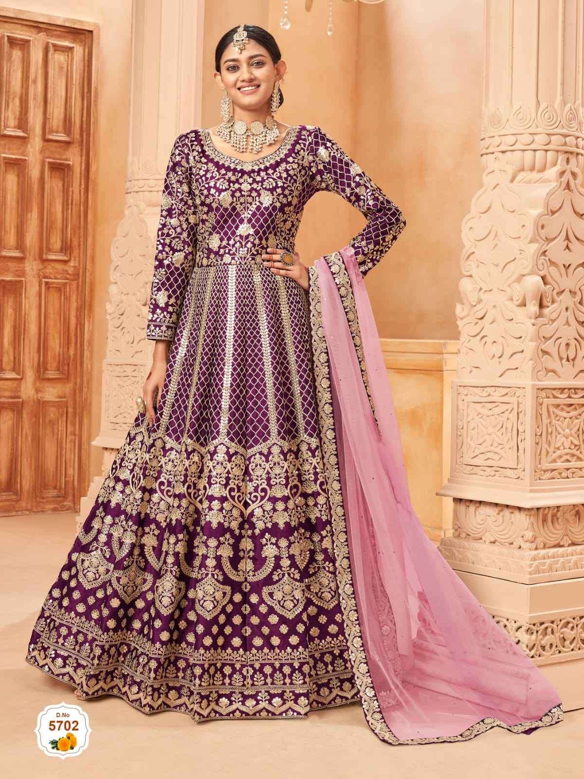 Aanaya Vol 157 Heavy Designer Bridal Wear Gown view 6