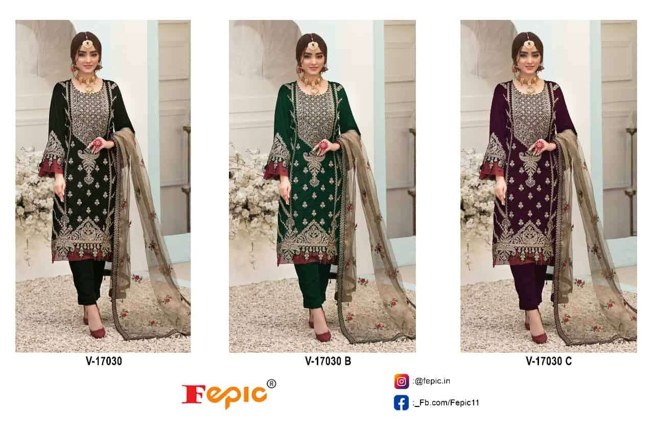 Fepic C 17030 Colors Exclusive Heavy Designer Style Wedding Wear Suit Exporters view 4
