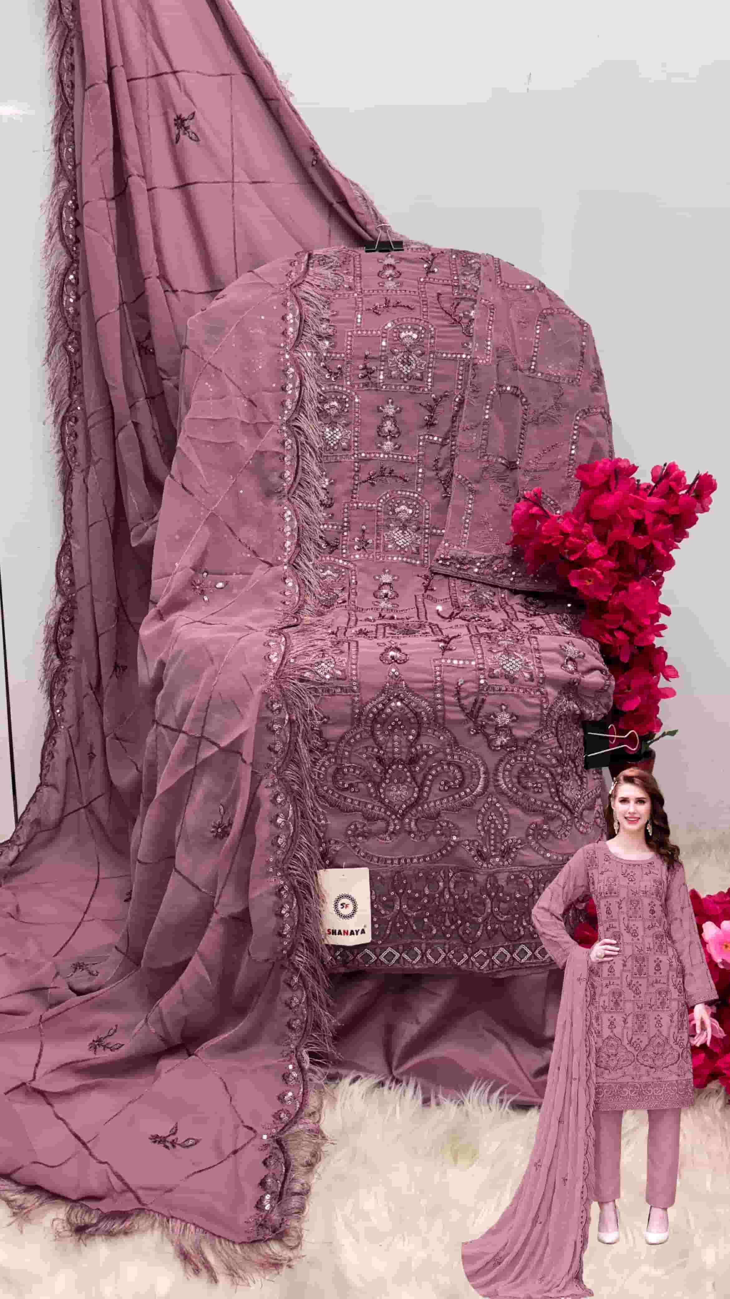 Shanaya S 151 B Georgette Designer Style Pakistani Salwar Suit Ensemble view 2