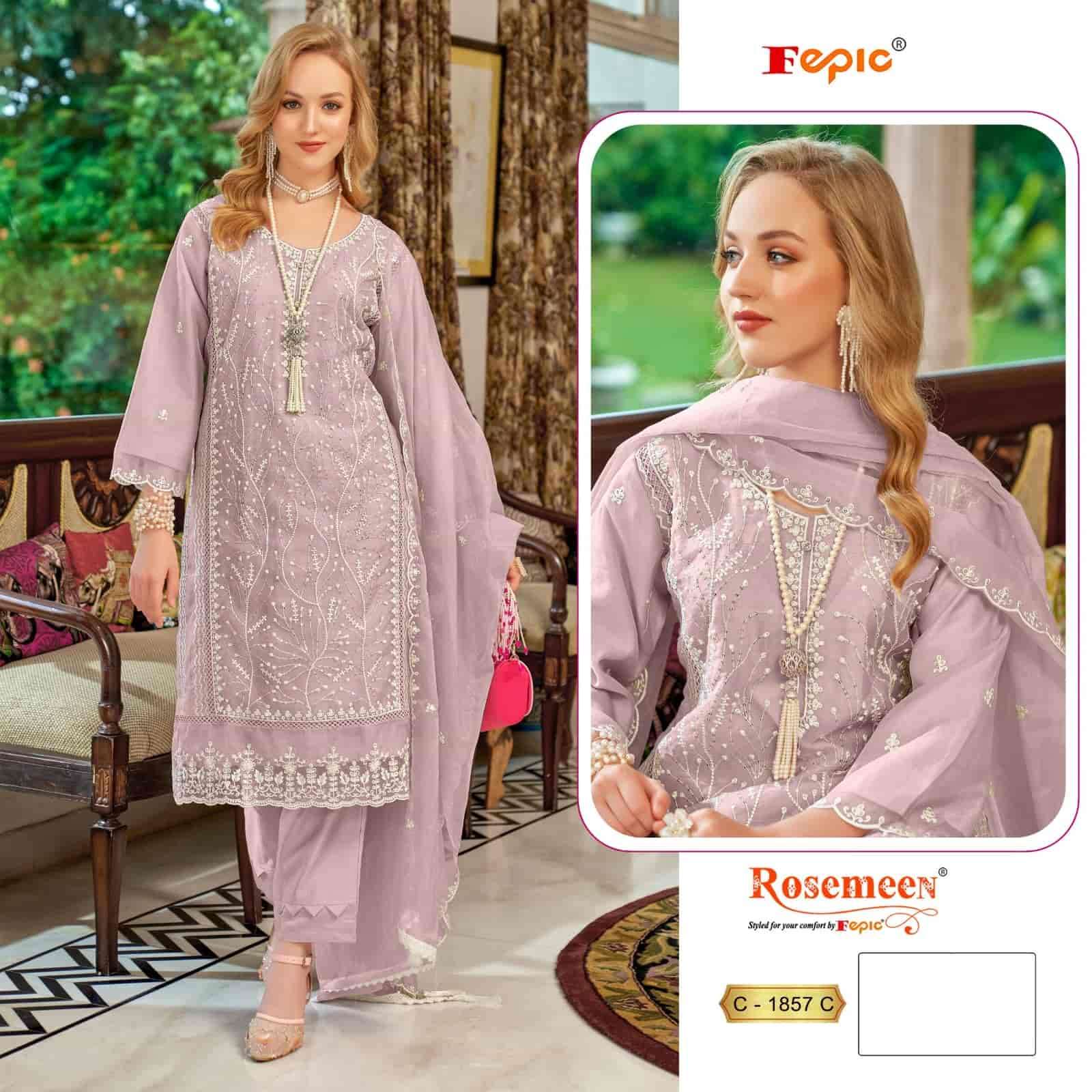 Fepic C 1857 Colors Pakistani Designer Unstitched Salwar Suit Wholesalers view 3