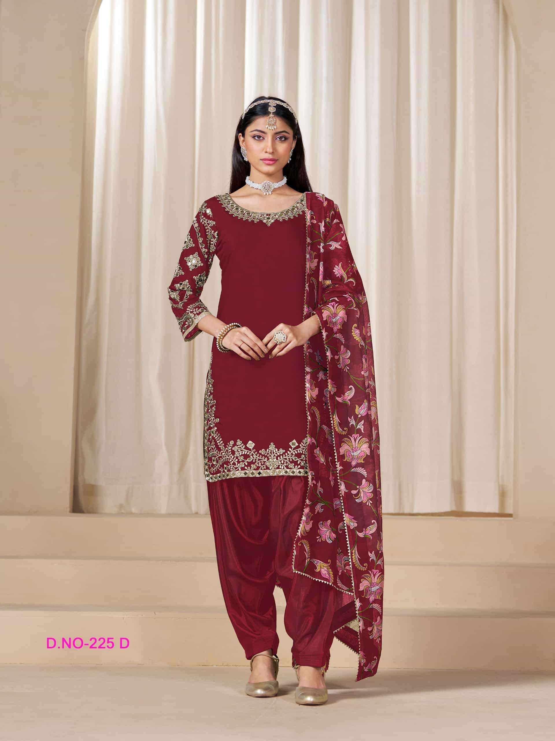 Aanaya Vol 225 Patiyal Style Silk Suit view 7