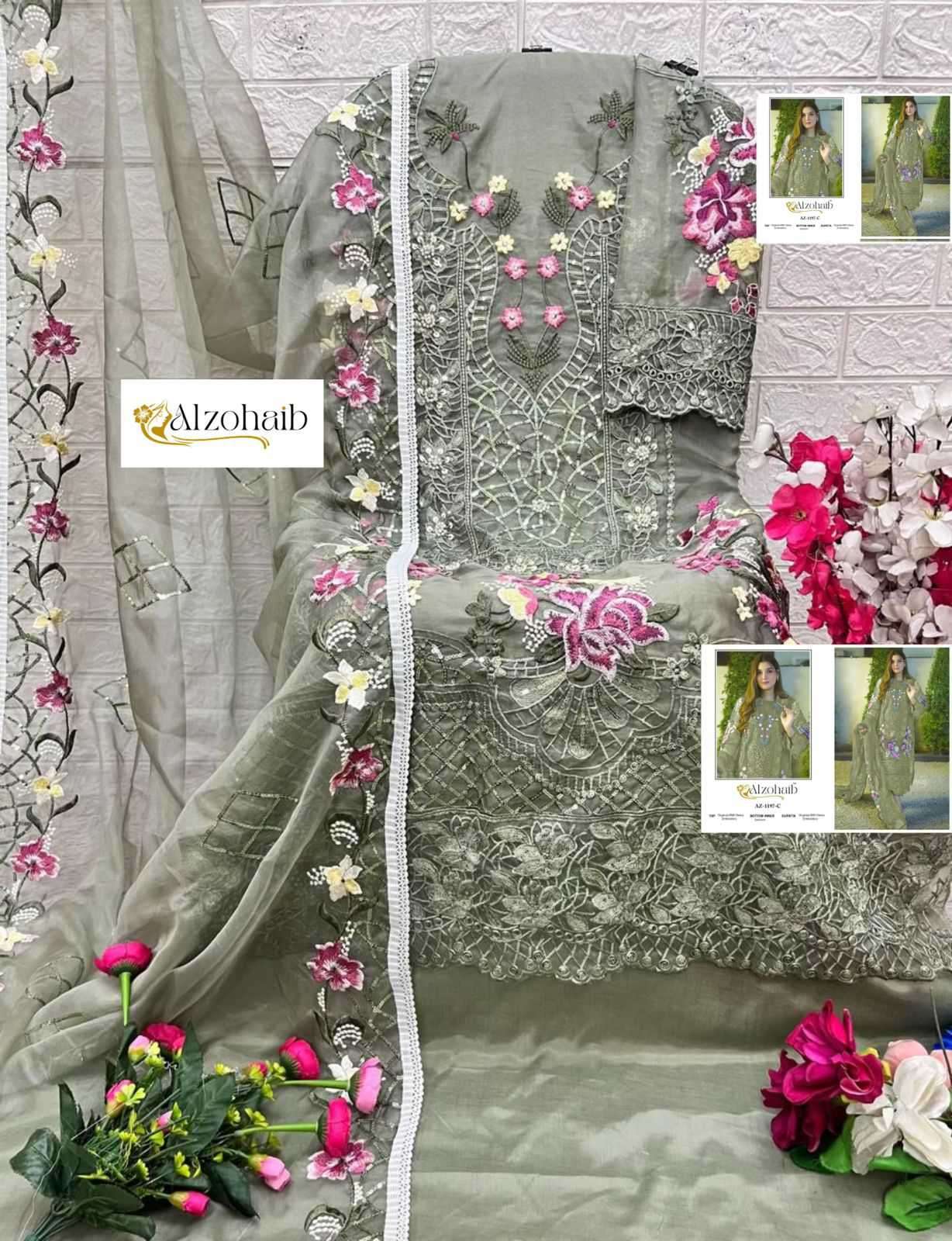 Alzohaib 1197 Colors Pakistani Suit view 5