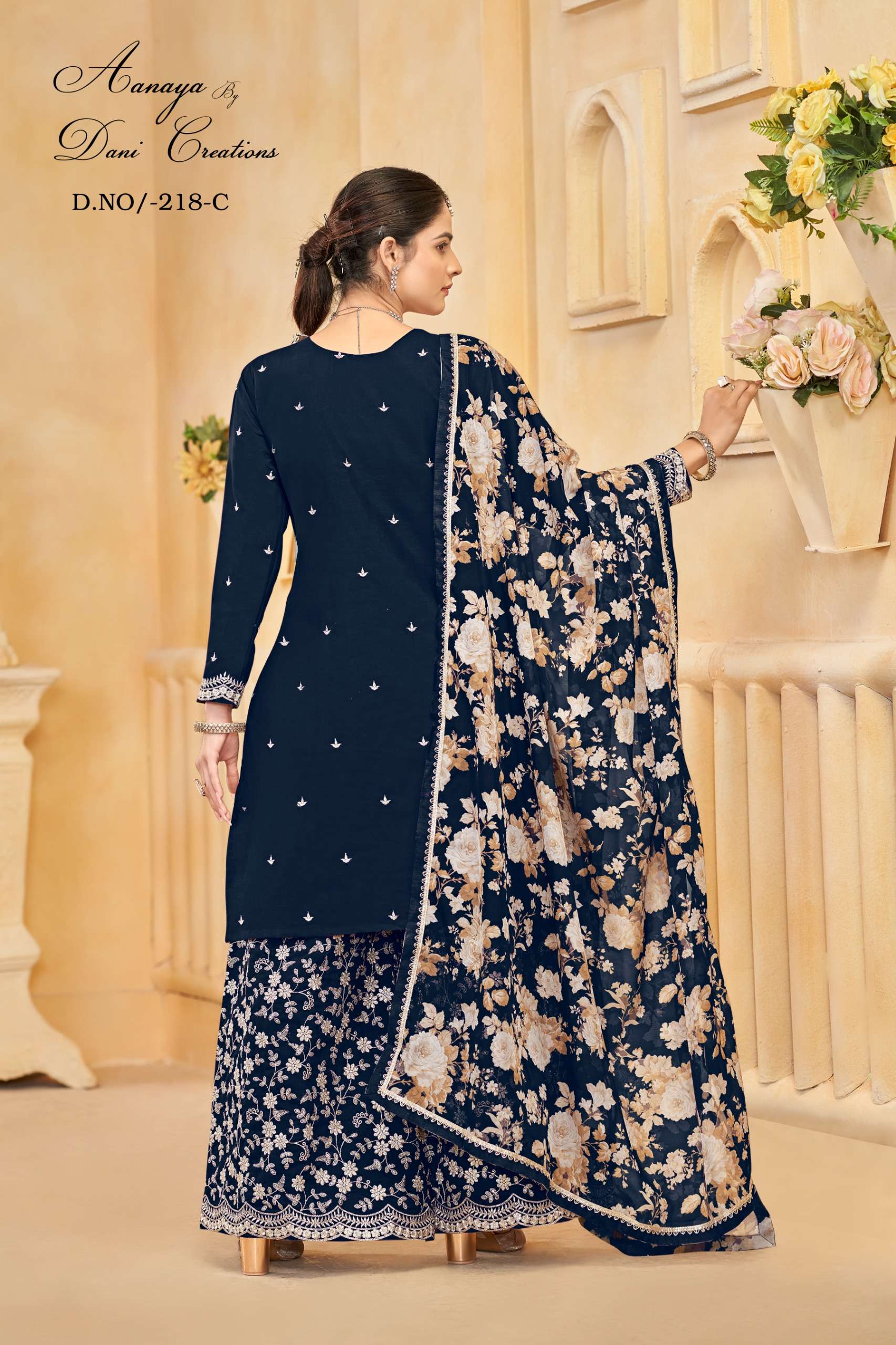 Aanaya Vol 218 Exclusive Plazzo Styl Suit Price view 8