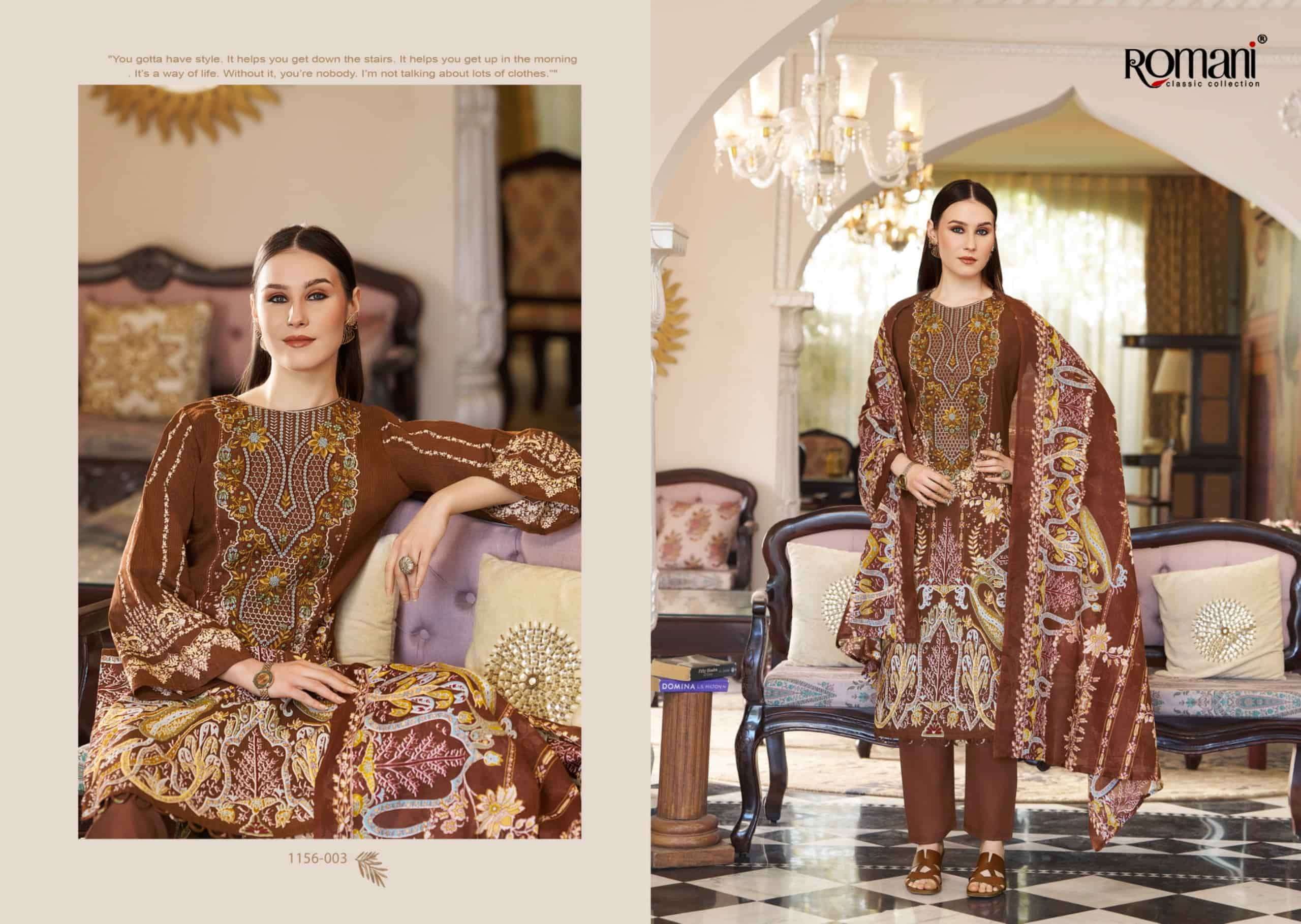 Romani Aarzu Vol 35 Fancy Cotton Dress Material view 2