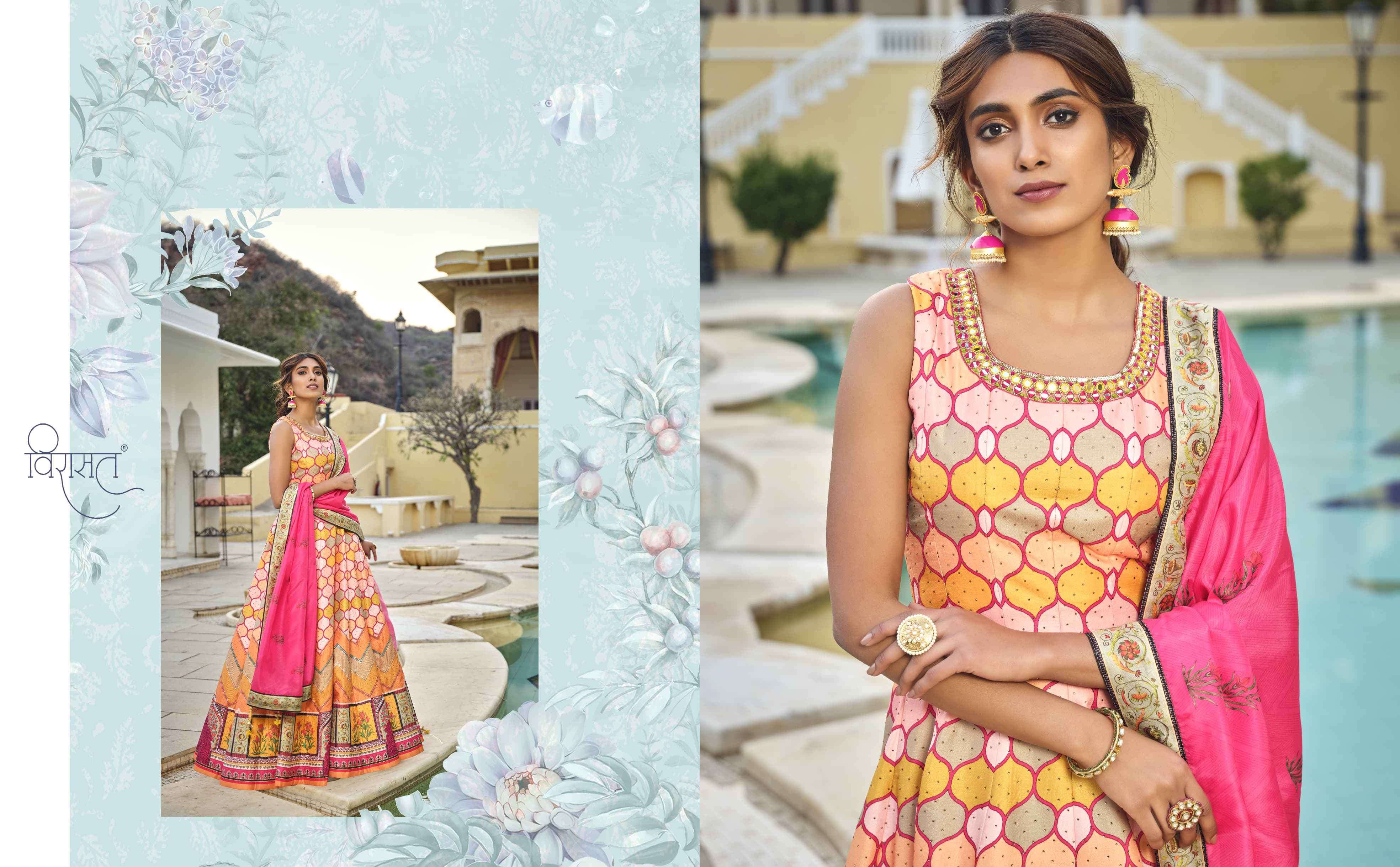 Virasat Peshwai 4001 To 4006 Exclusive Designer Gown view 18