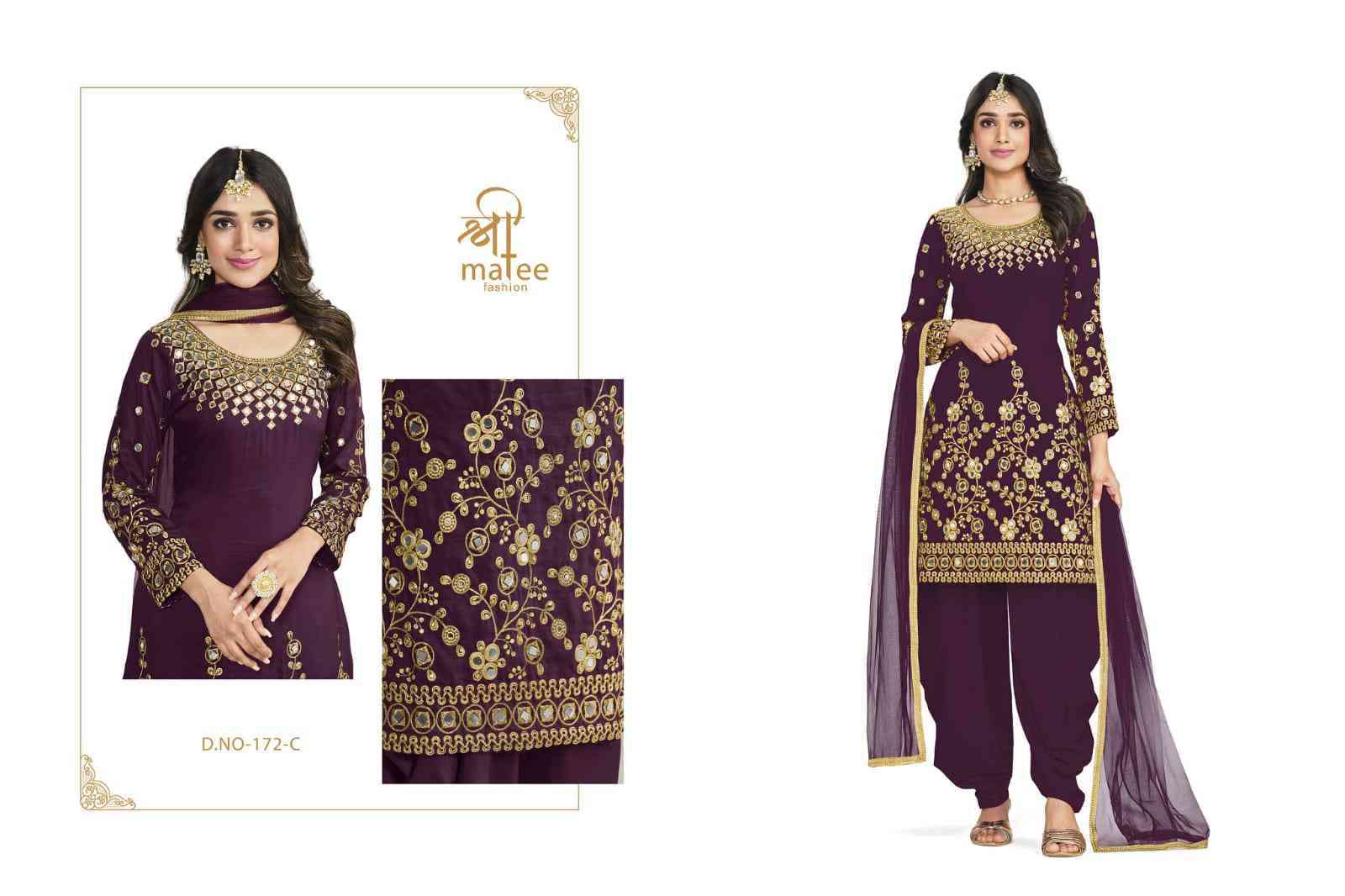 Shreematee Mirror Vol 13 Wedding Wear Patiyala Designs Dress view 3